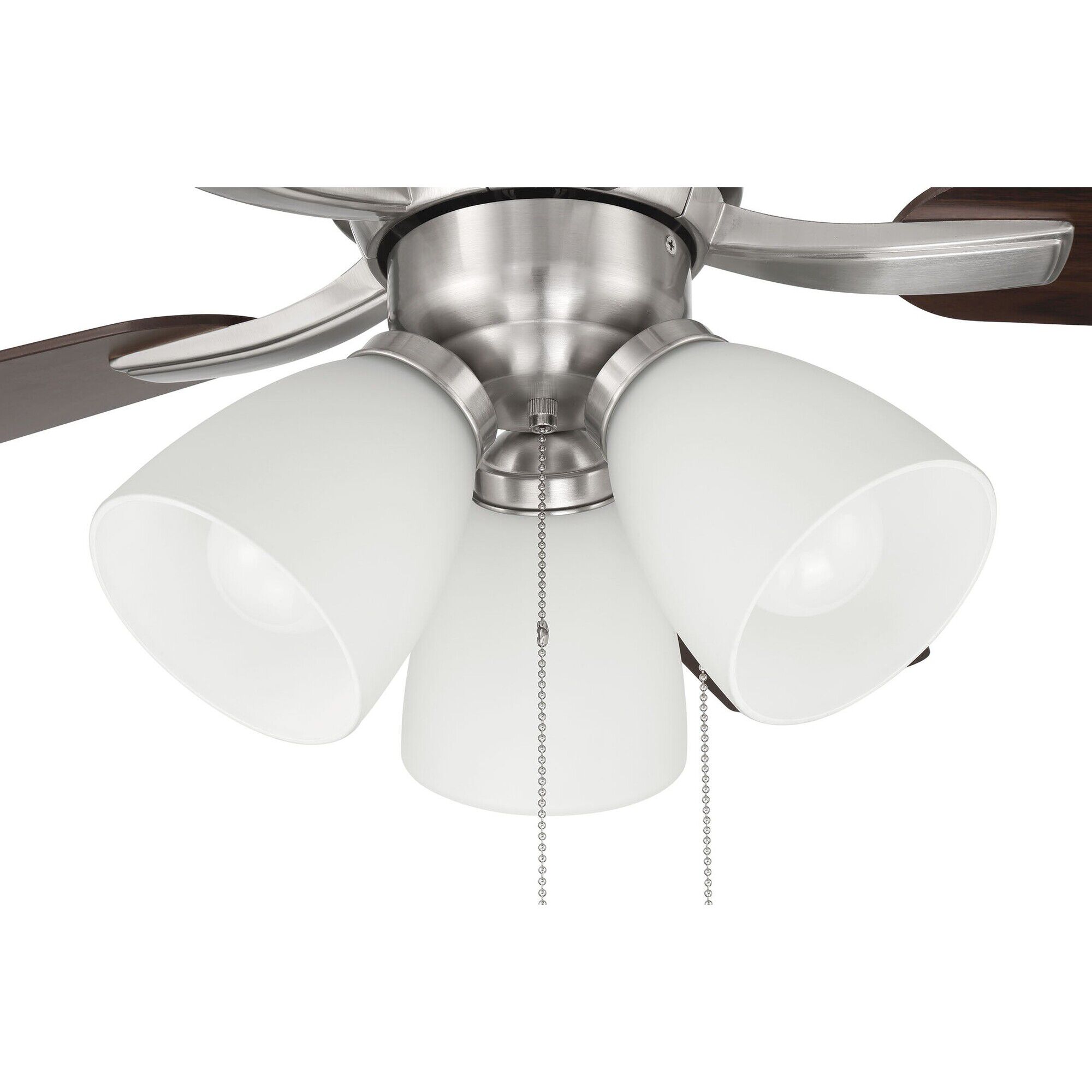 Wheeler 52 3-Light 52 Inch Flush Mount Fan with Light Kit,