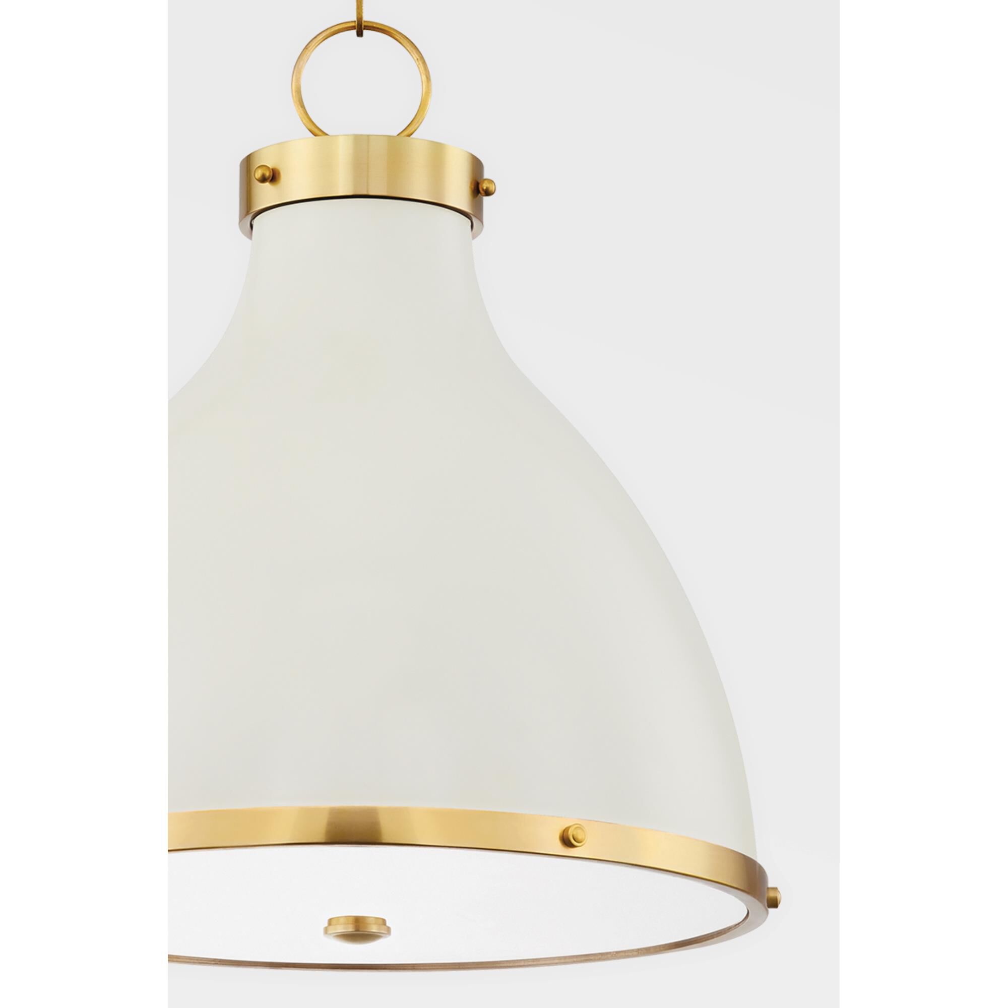 Painted No. 3 16 Inch Large Pendant by Hudson Valley Lighting