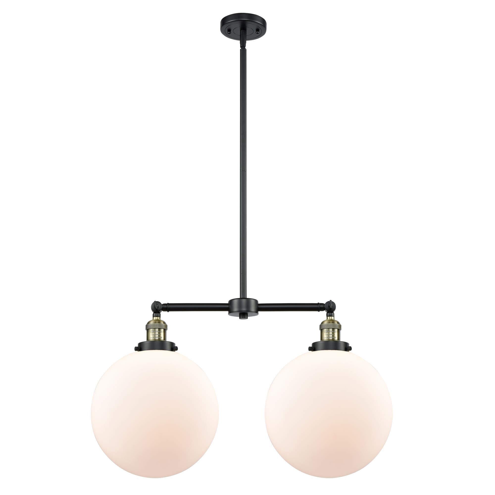 Bruno Marashlian XX-Large Beacon 27 Inch 2 Light Linear Suspension Light by Innovations Lighting