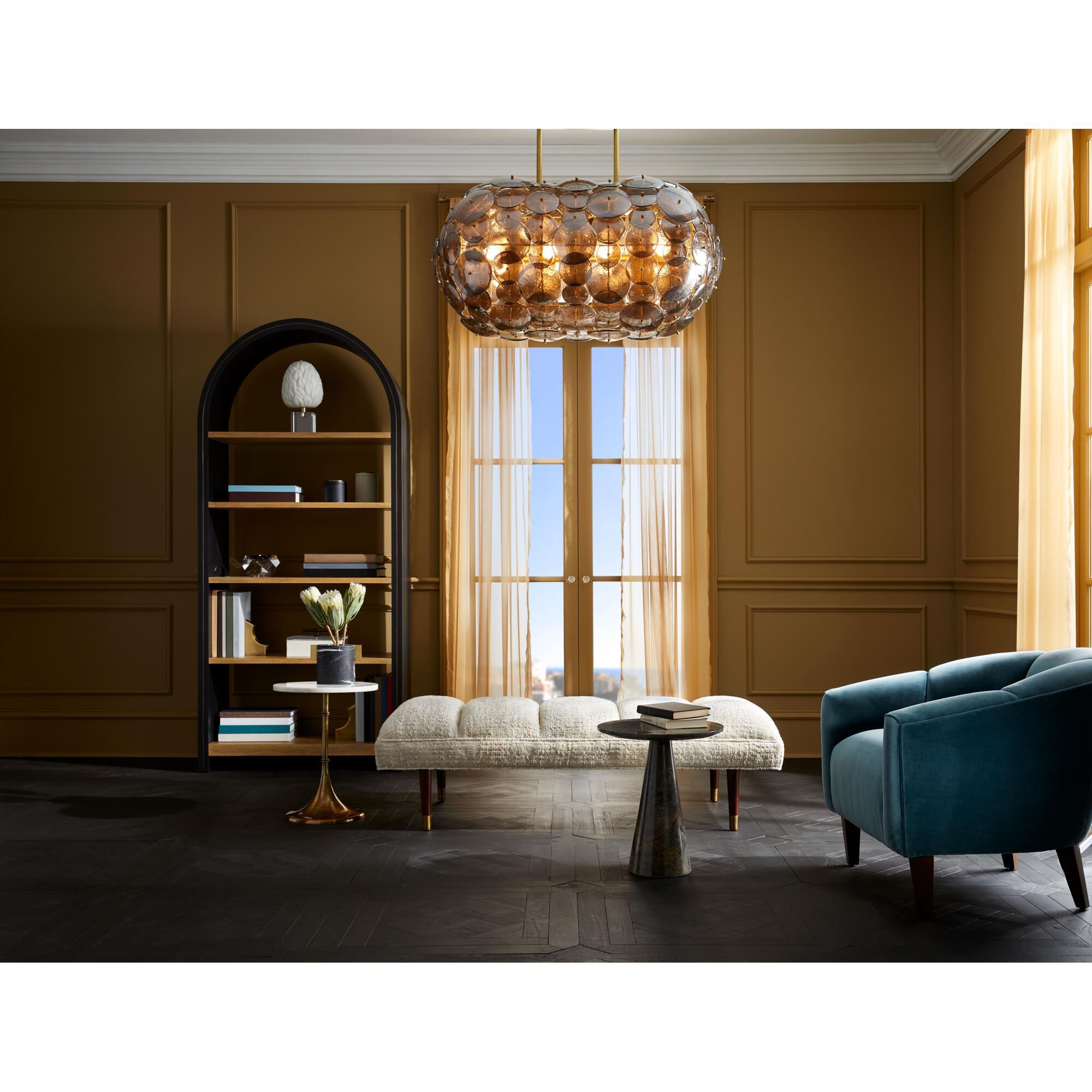 Shown in Smoke Luster finish