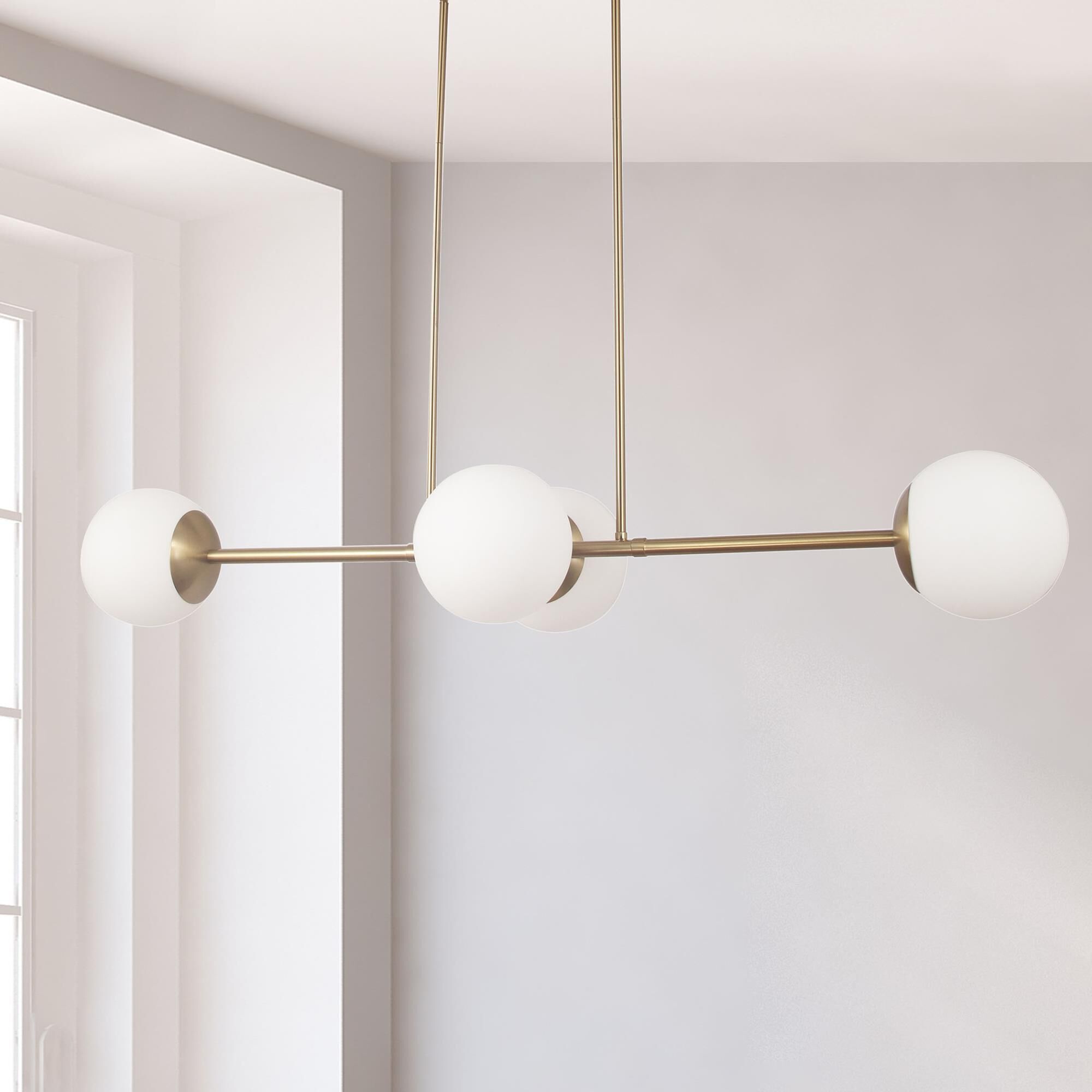 Dayana 48 Inch 4 Light Linear Suspension Light by Dainolite