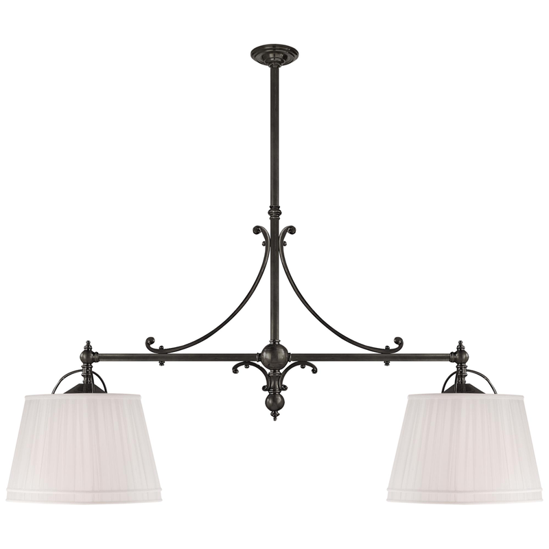Chapman & Myers Sloane Street Shop Light 54 Inch 4 Light Linear Suspension Light by Visual Comfort Signature Collection