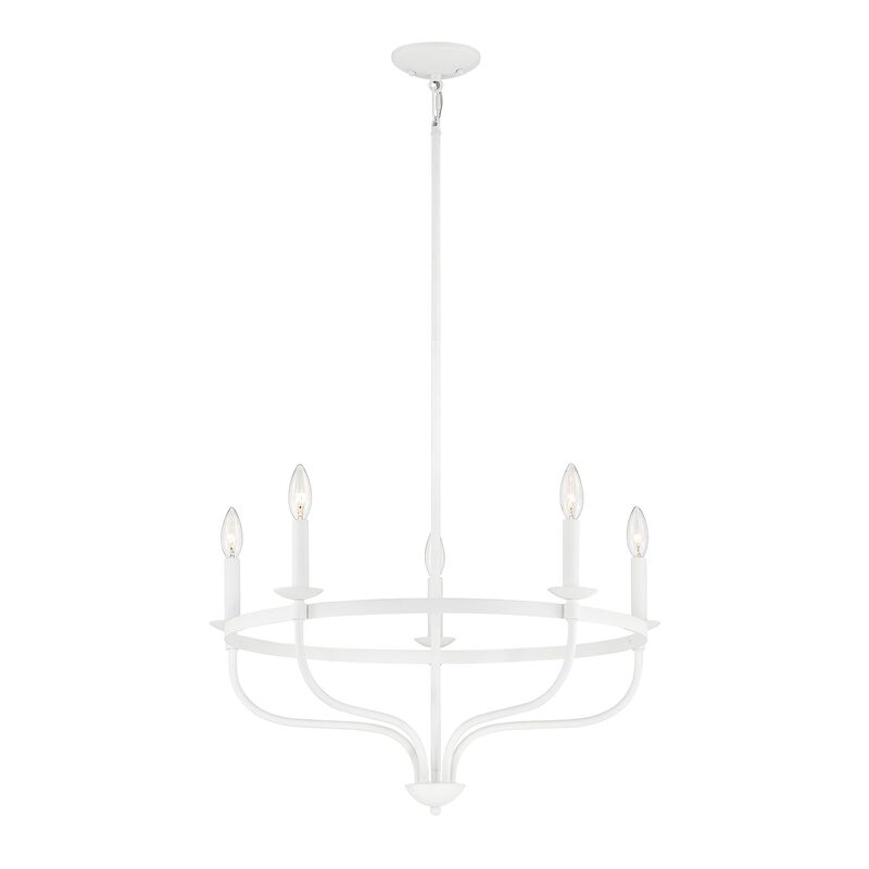 26 Inch 5 Light LED Chandelier by Meridian Lighting