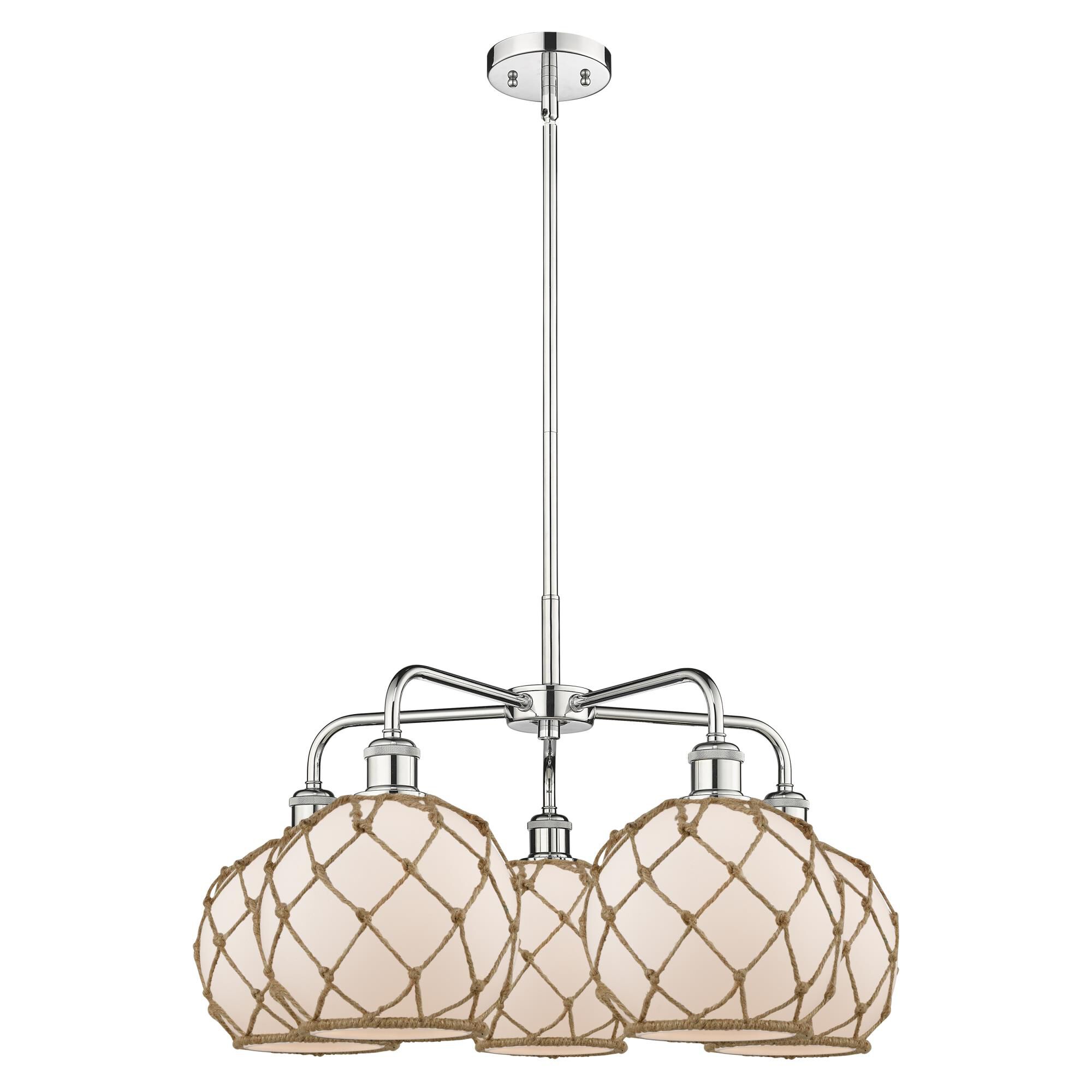 Bruno Marashlian Farmhouse Rope 27 Inch Chandelier by Innovations Lighting