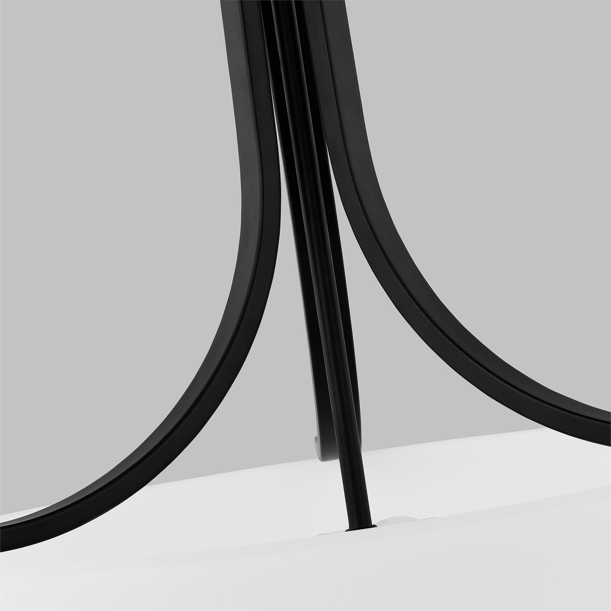 Shown in Midnight Black finish and Etched / White Inside glass