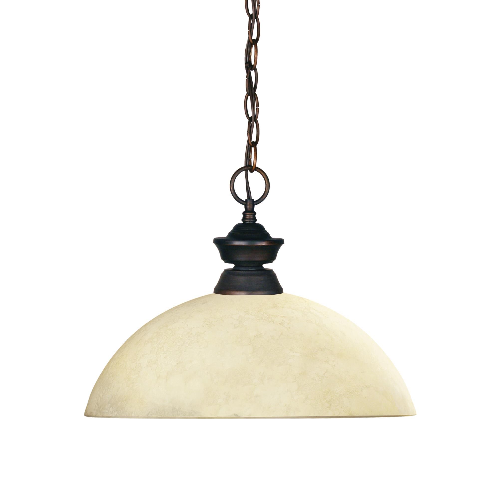 Shown in Olde Bronze finish and Glass shade