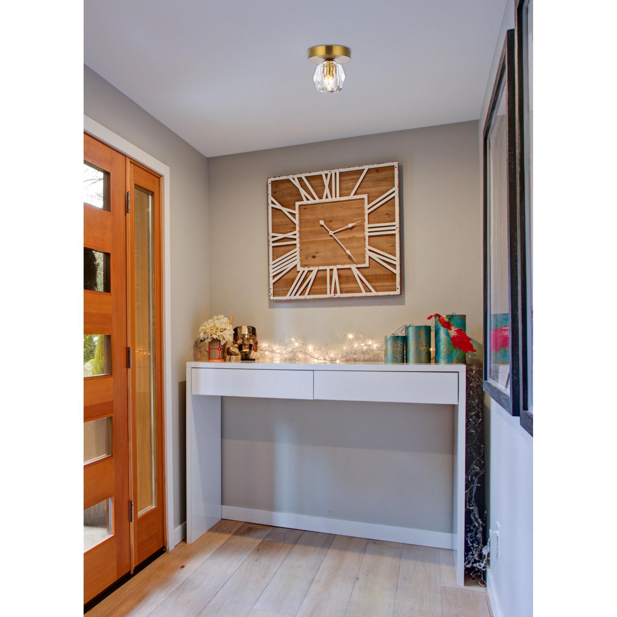 Eren 4 Inch 1 Light LED Flush Mount by Elegant Lighting