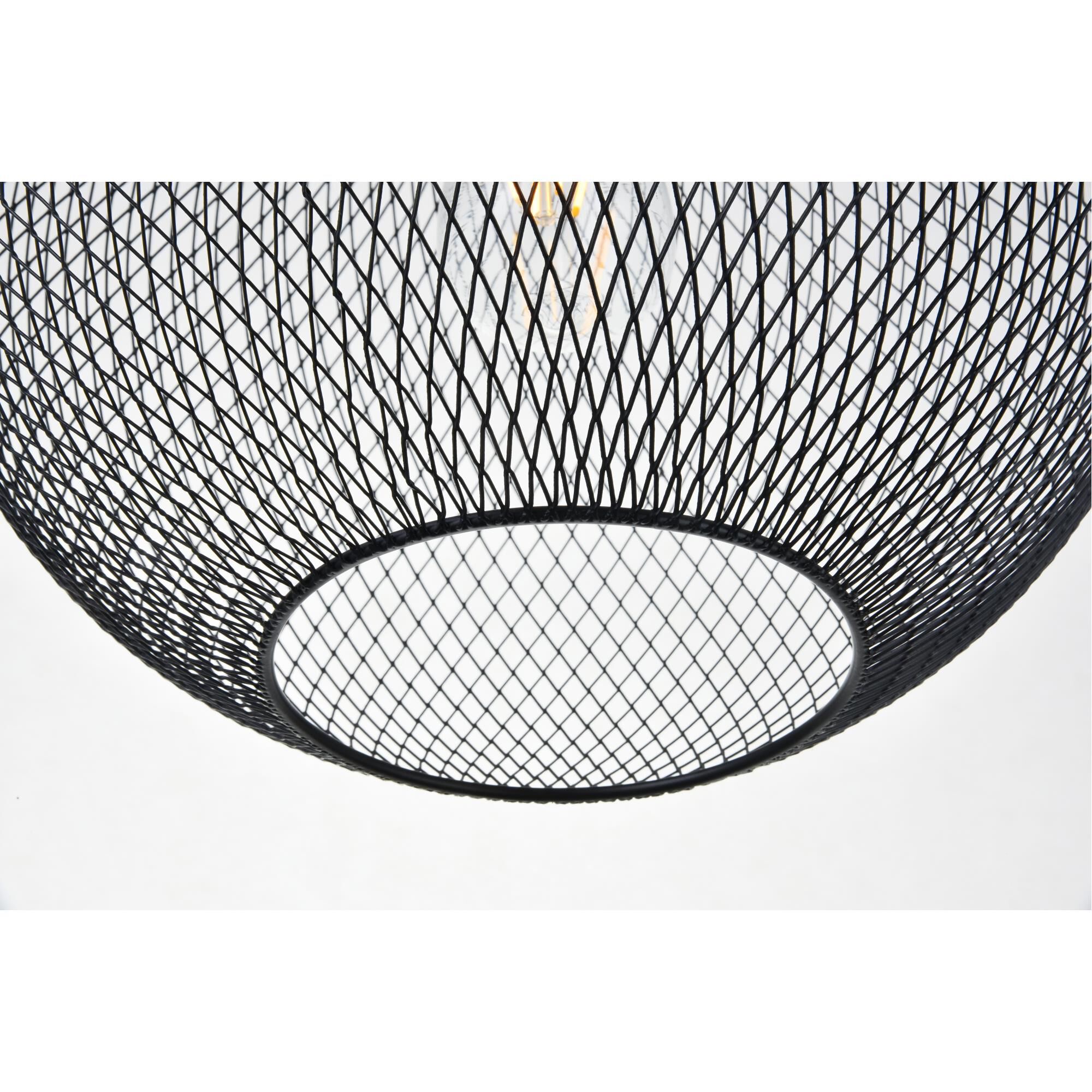 Keller 13 Inch Large Pendant by Elegant Lighting