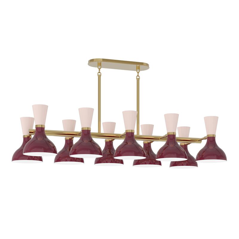 Clare 46 Inch Linear Suspension Light by Robert Abbey