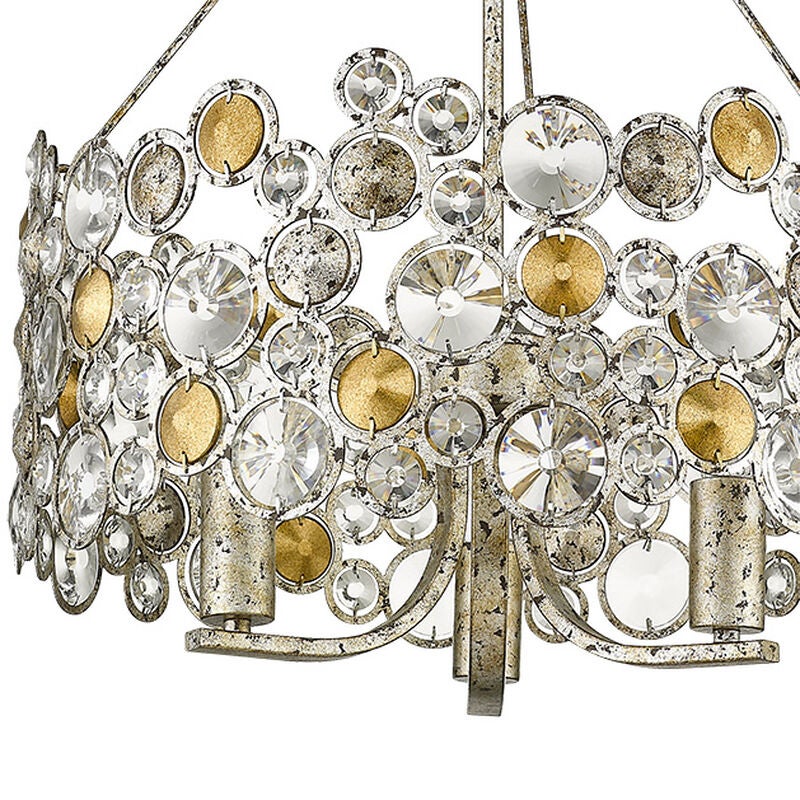 Vitozzi 20 Inch 3 Light Mini Chandelier by Trend Lighting