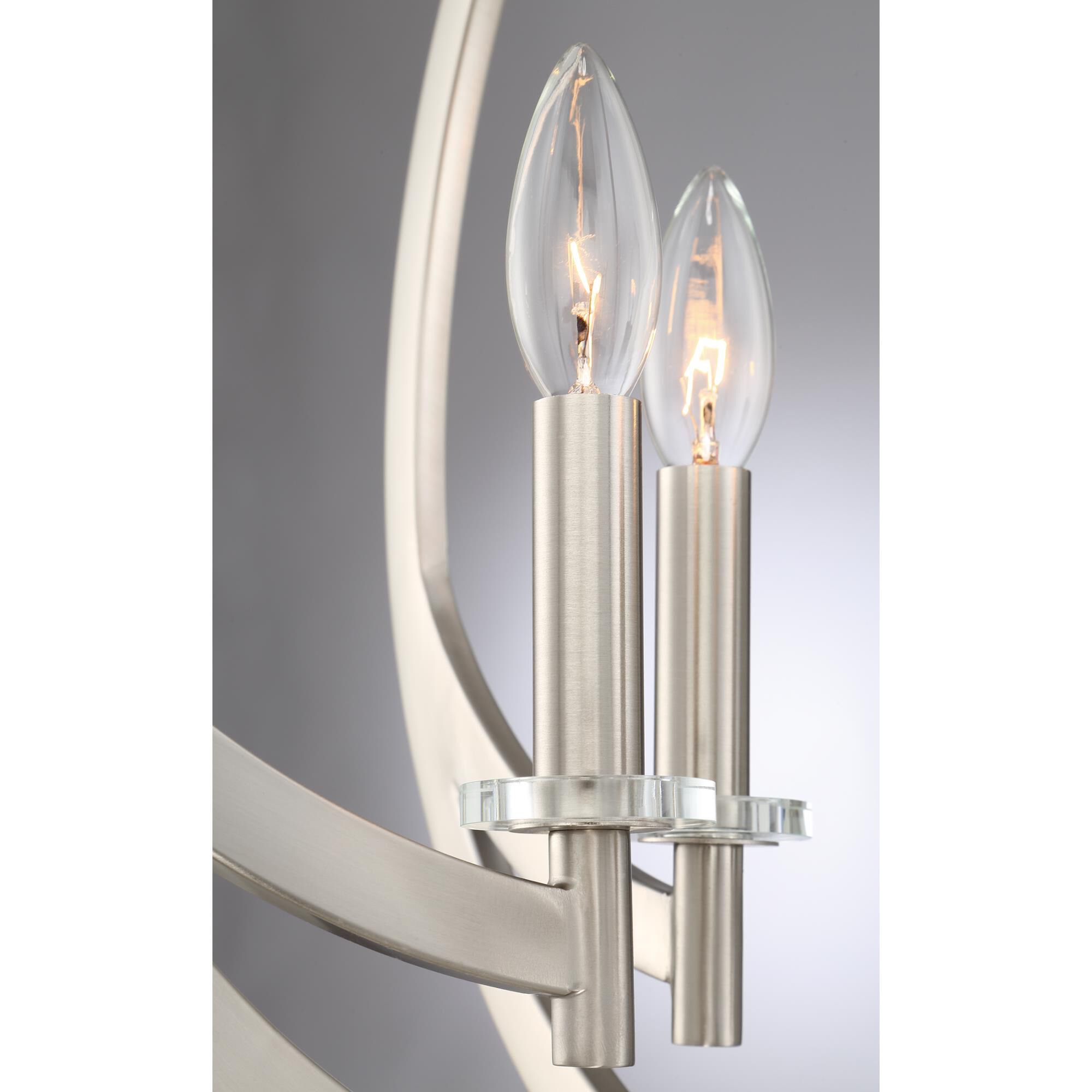 Orion 24 Inch 6 Light Semi Flush Mount by Quoizel