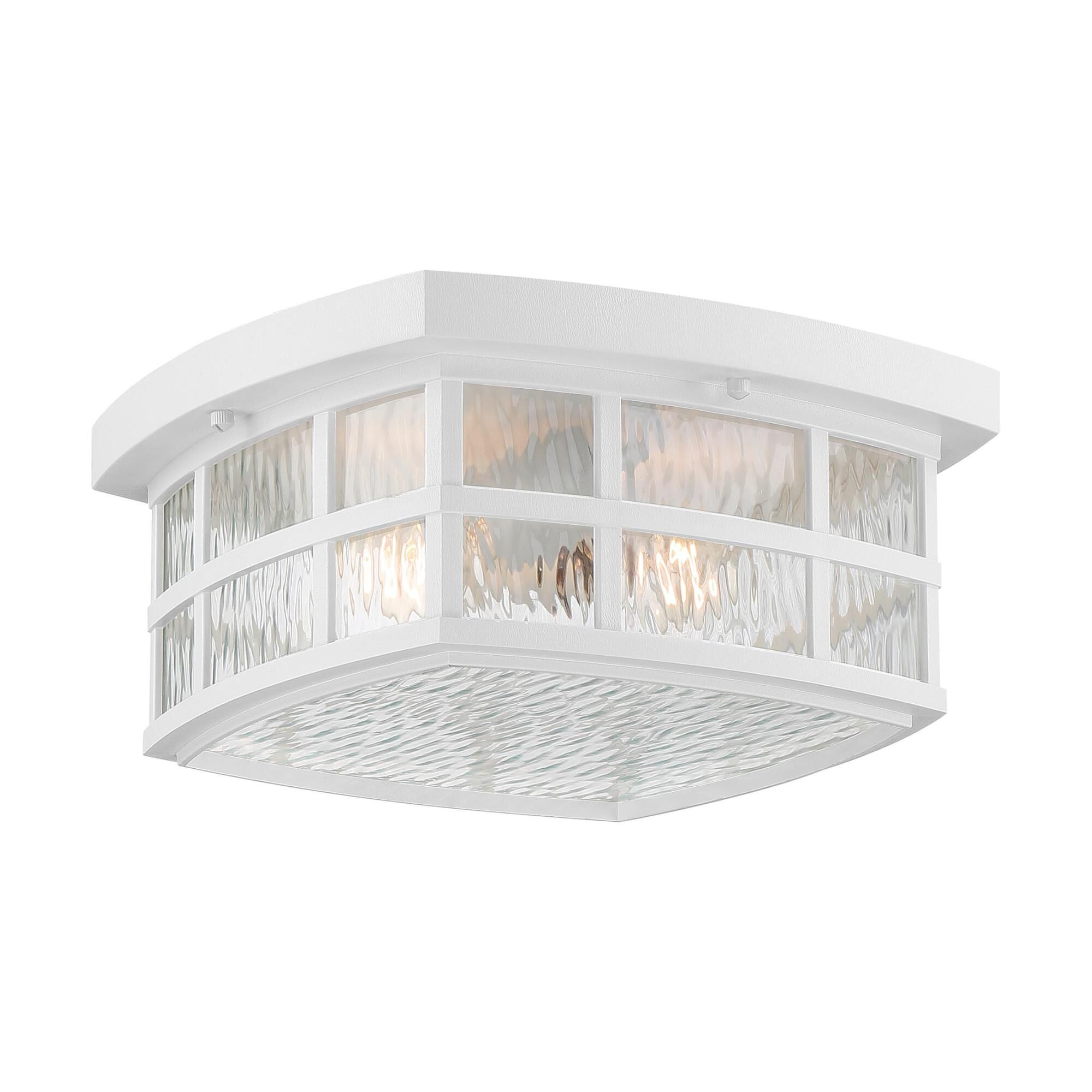 Stonington 12 Inch 2 Light Outdoor Flush Mount by Quoizel