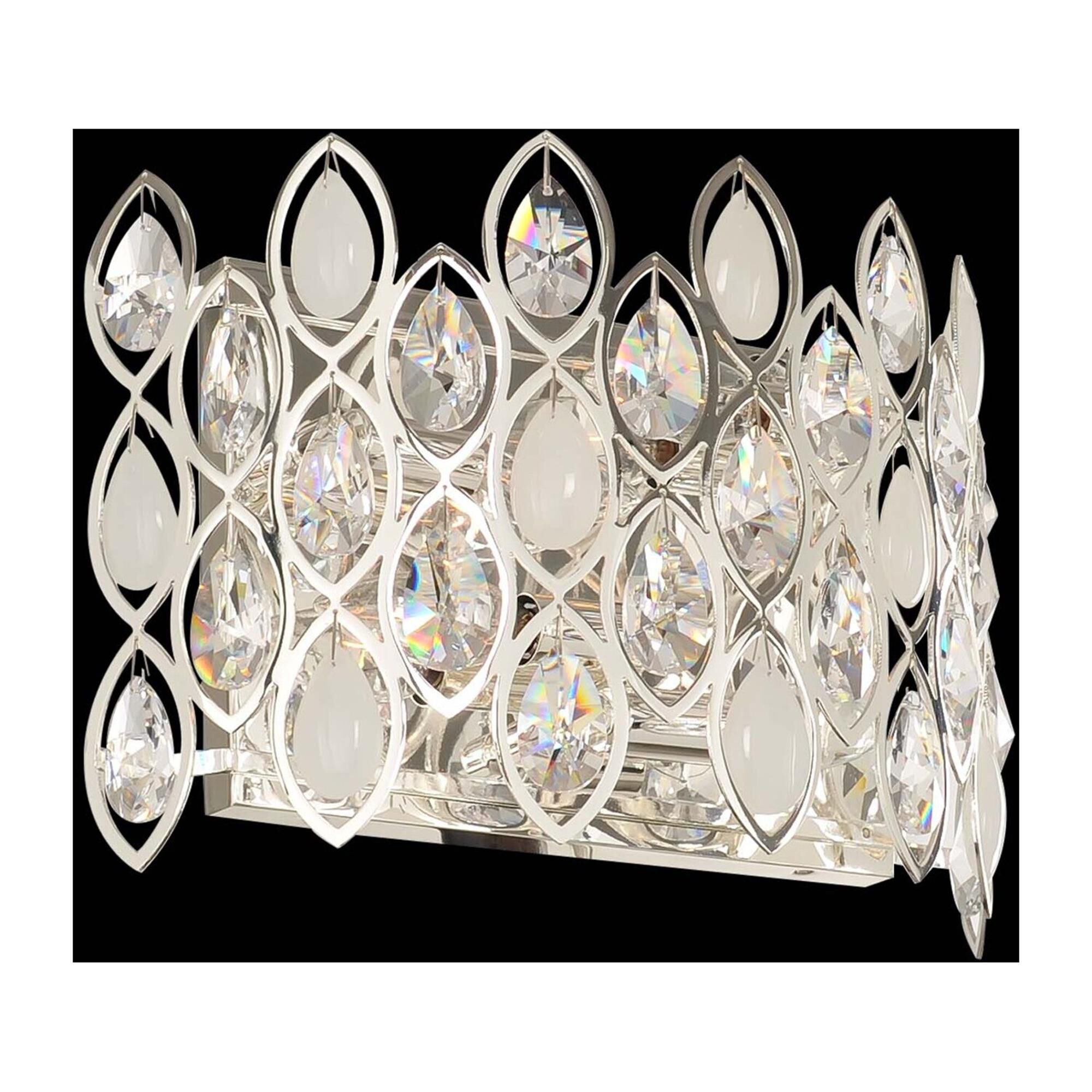Shown in Silver finish and Firenze Clear crystal