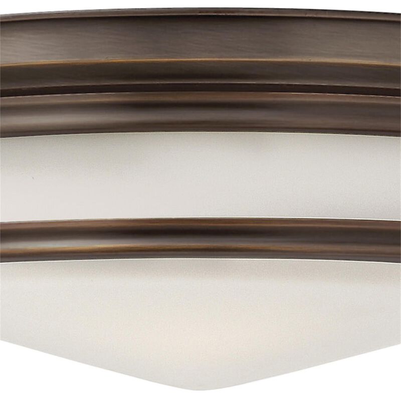 Hadley 14 Inch 3 Light Flush Mount by Hinkley