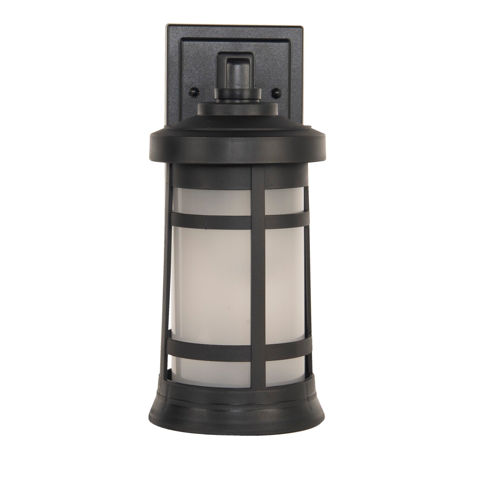 Shown in Textured Matte Black finish and Frosted Polycarbonate shade