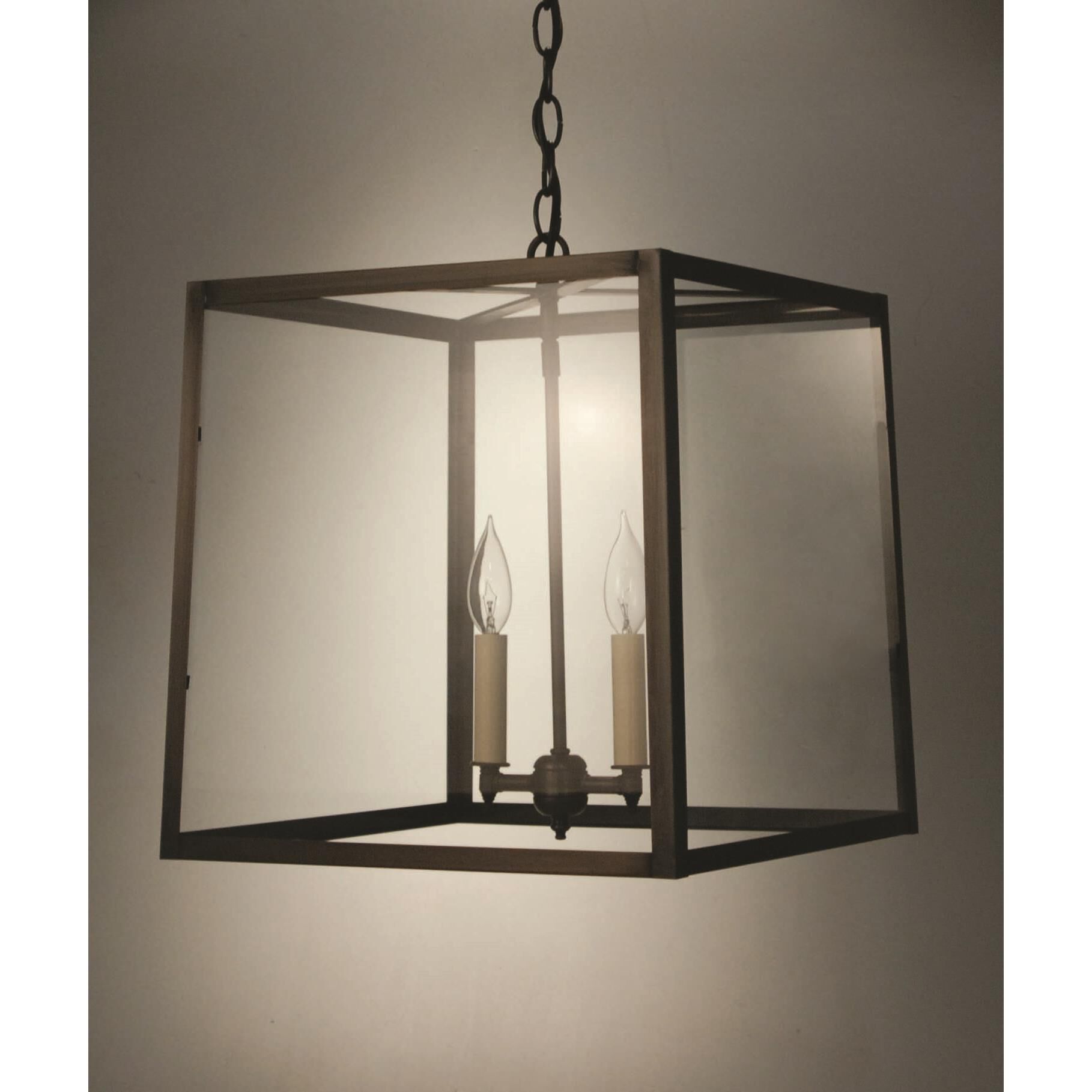 Transitional 15 Inch Cage Pendant by Northeast Lantern