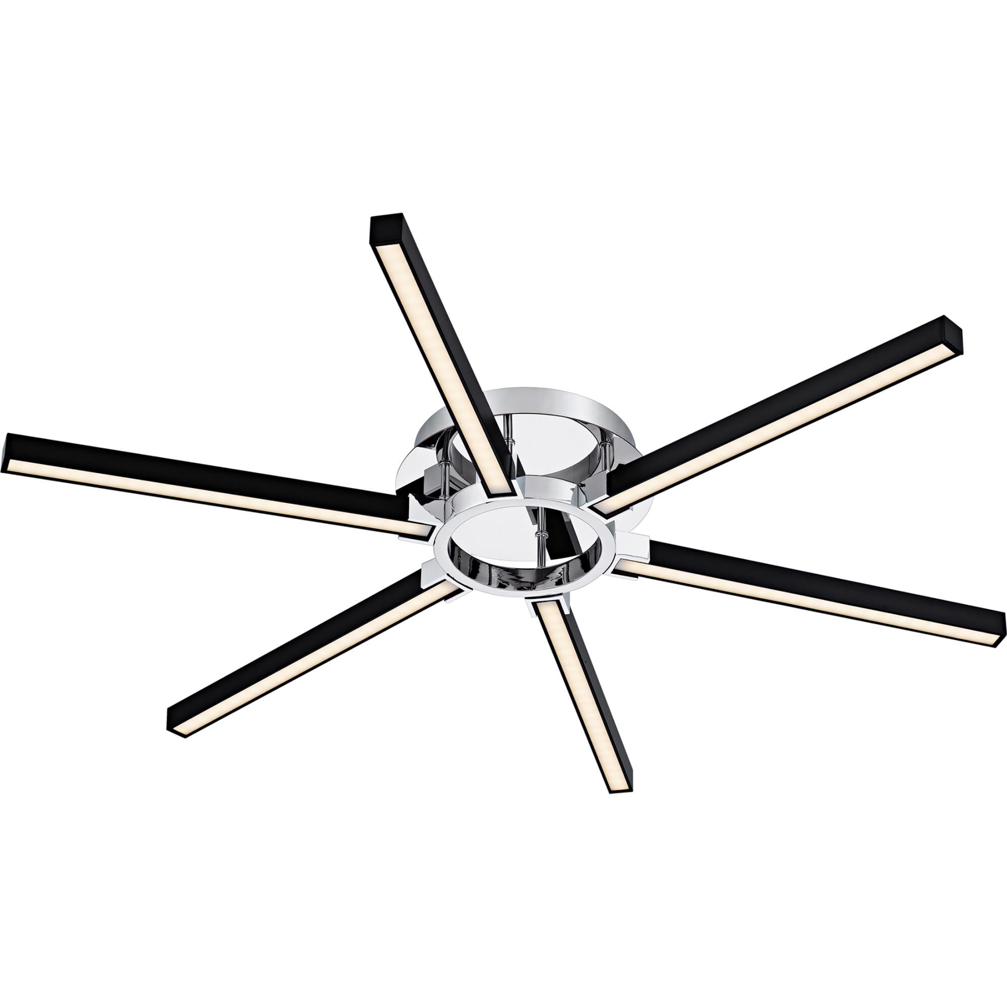 Zealand 36 Inch Semi Flush Mount by Quoizel