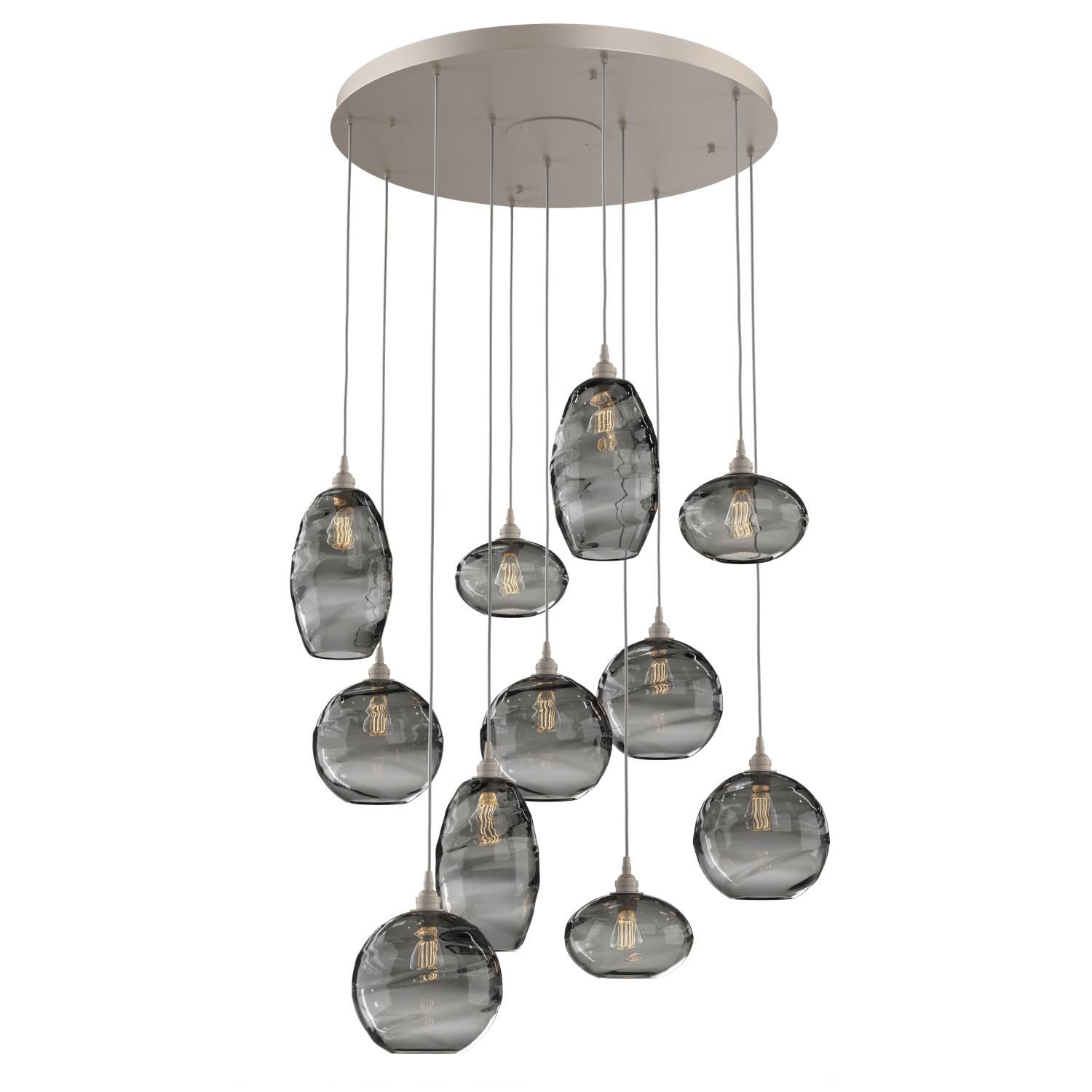 Shown in Metallic Beige Silver finish and Optic Smoke glass