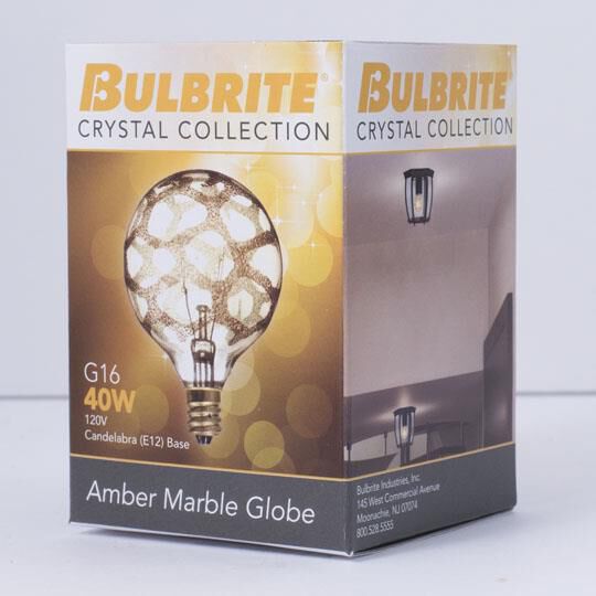 40 Watt 2300K G16.5 Incandescent Light Bulb,