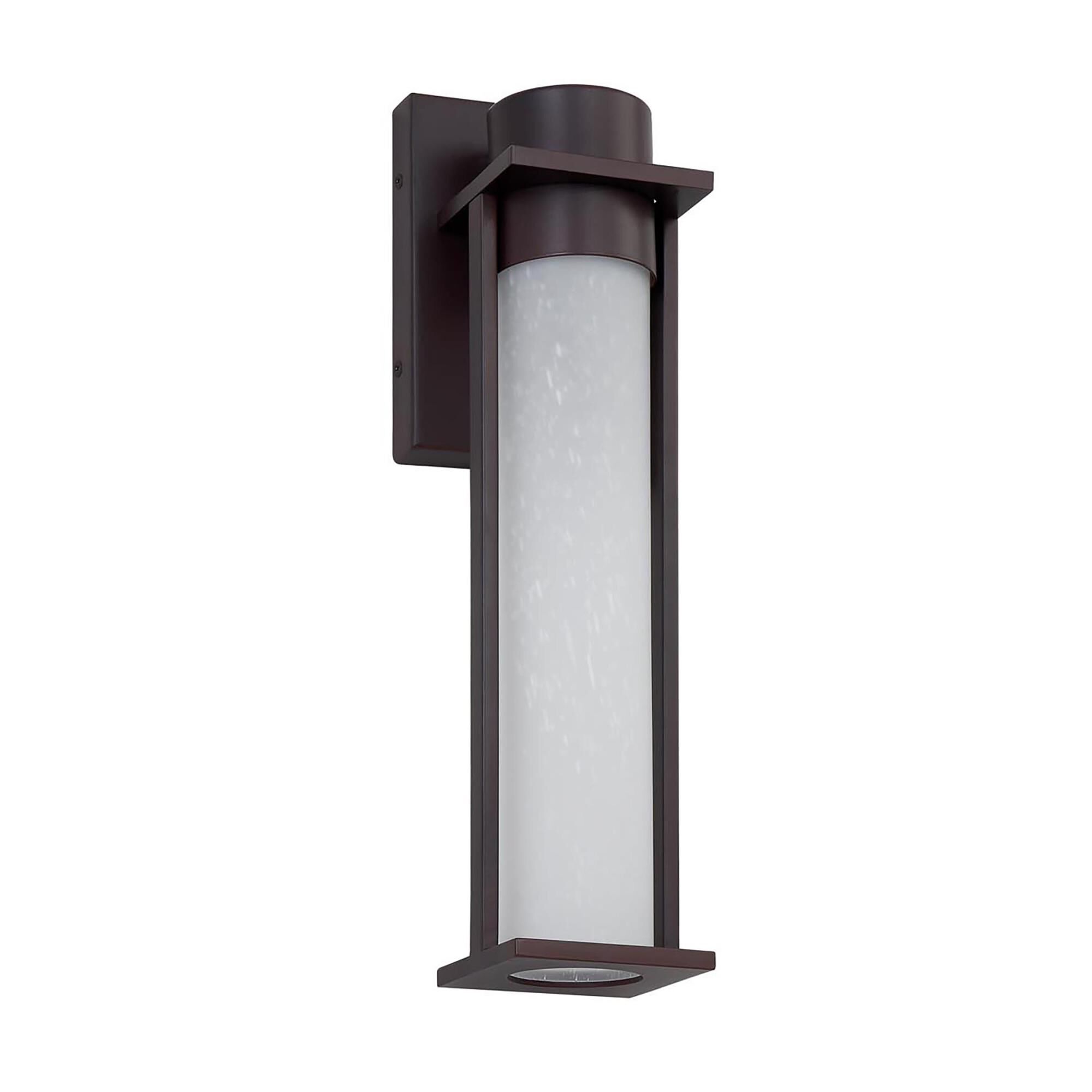 Justice Design Group Fusion Wooster 15 Inch Tall LED Outdoor Wall Light