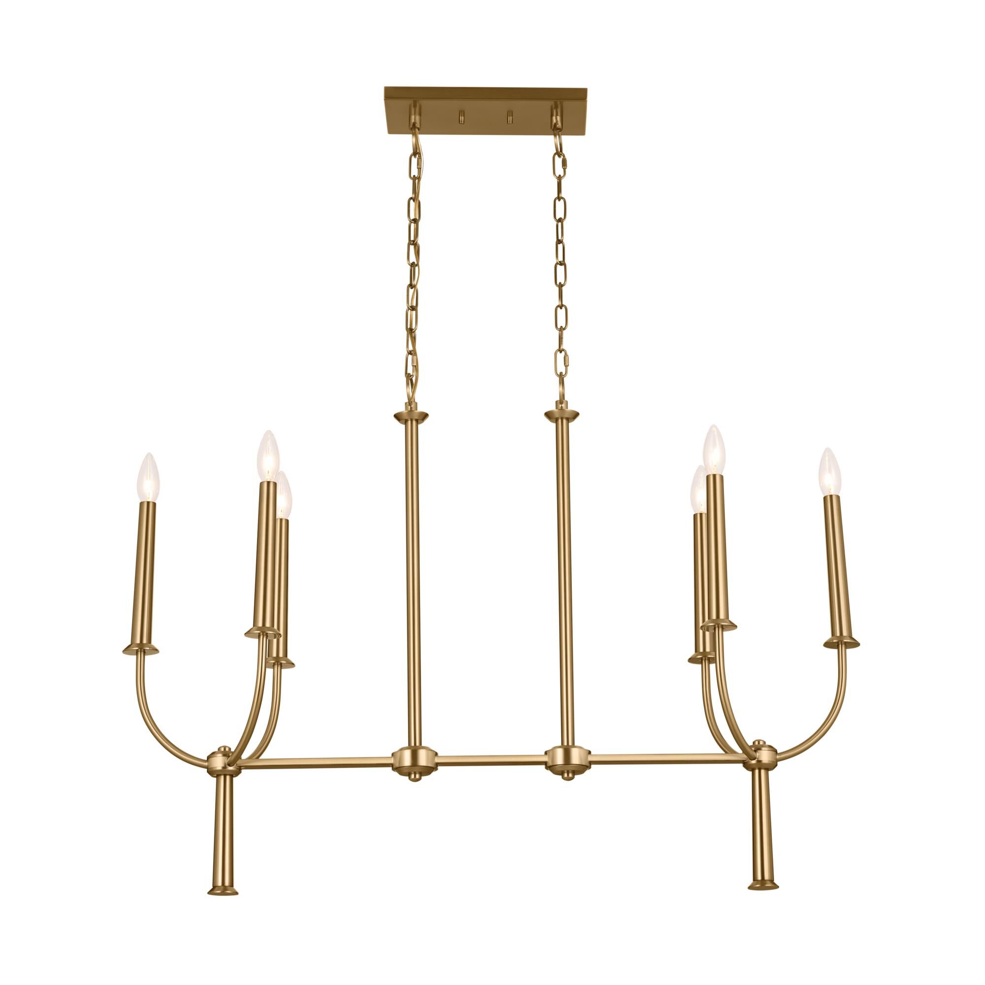 Shown in Brushed Natural Brass finish