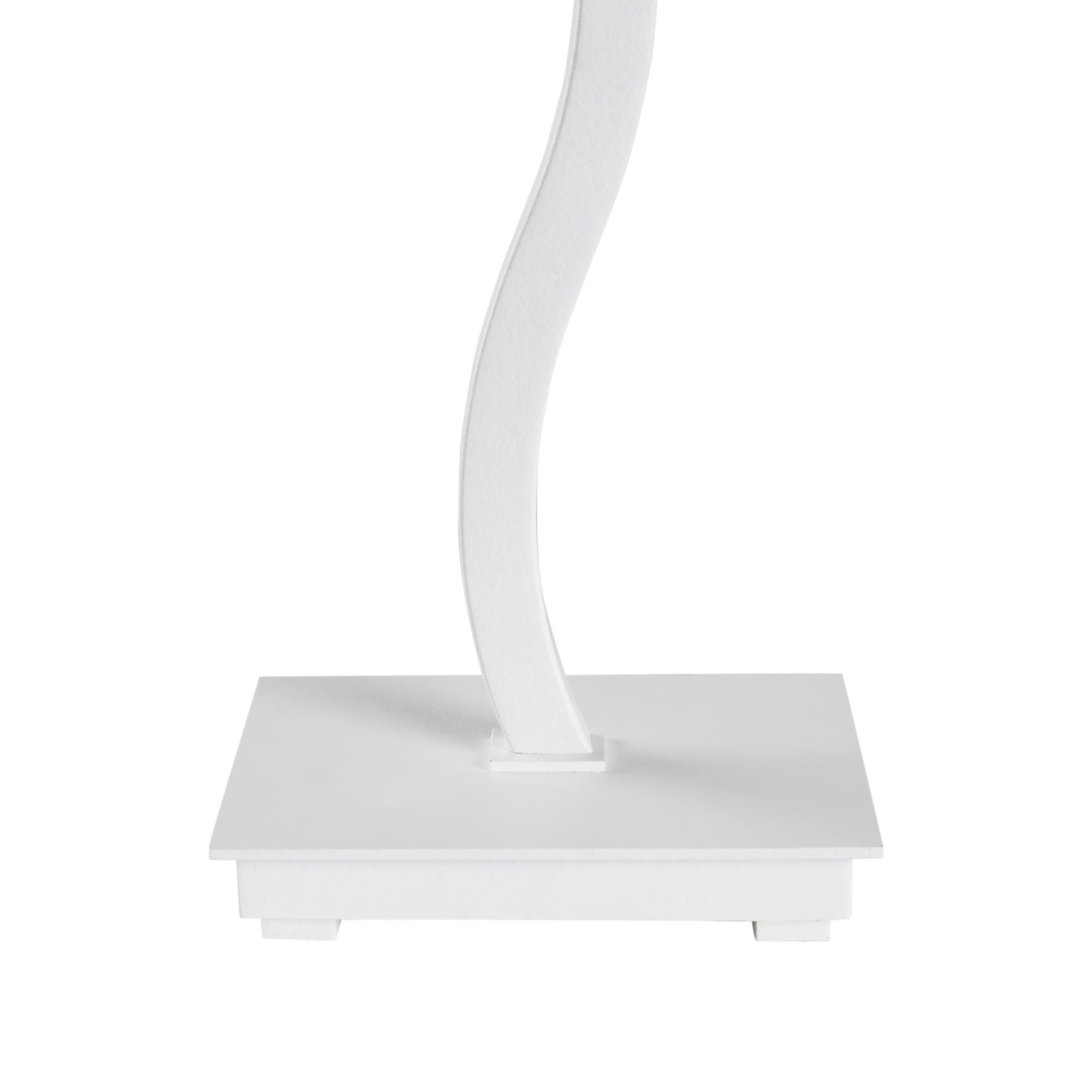 Shown in White and Cream finish and Raffia shade