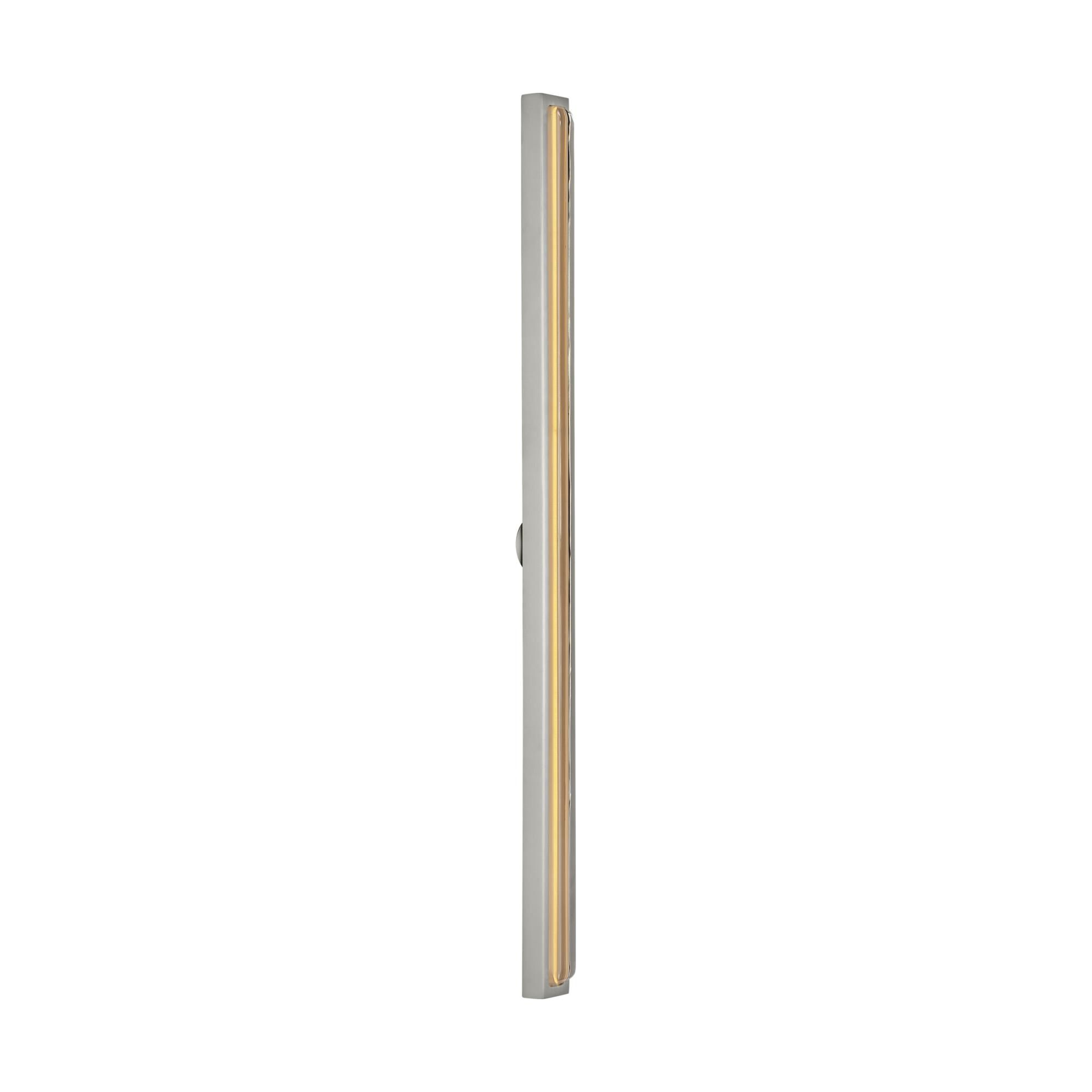 Shown in Satin Nickel finish and Clear Crystal glass