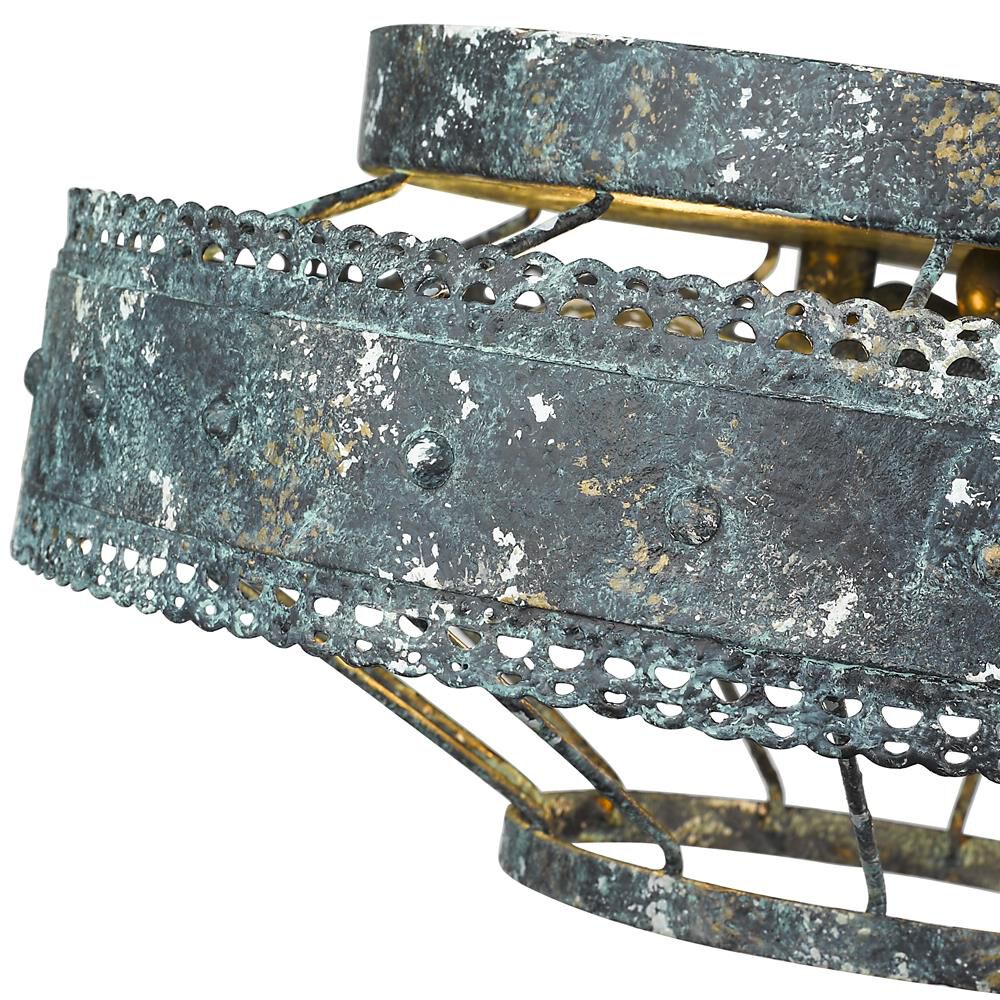 Shown in Blue Verde Patina finish