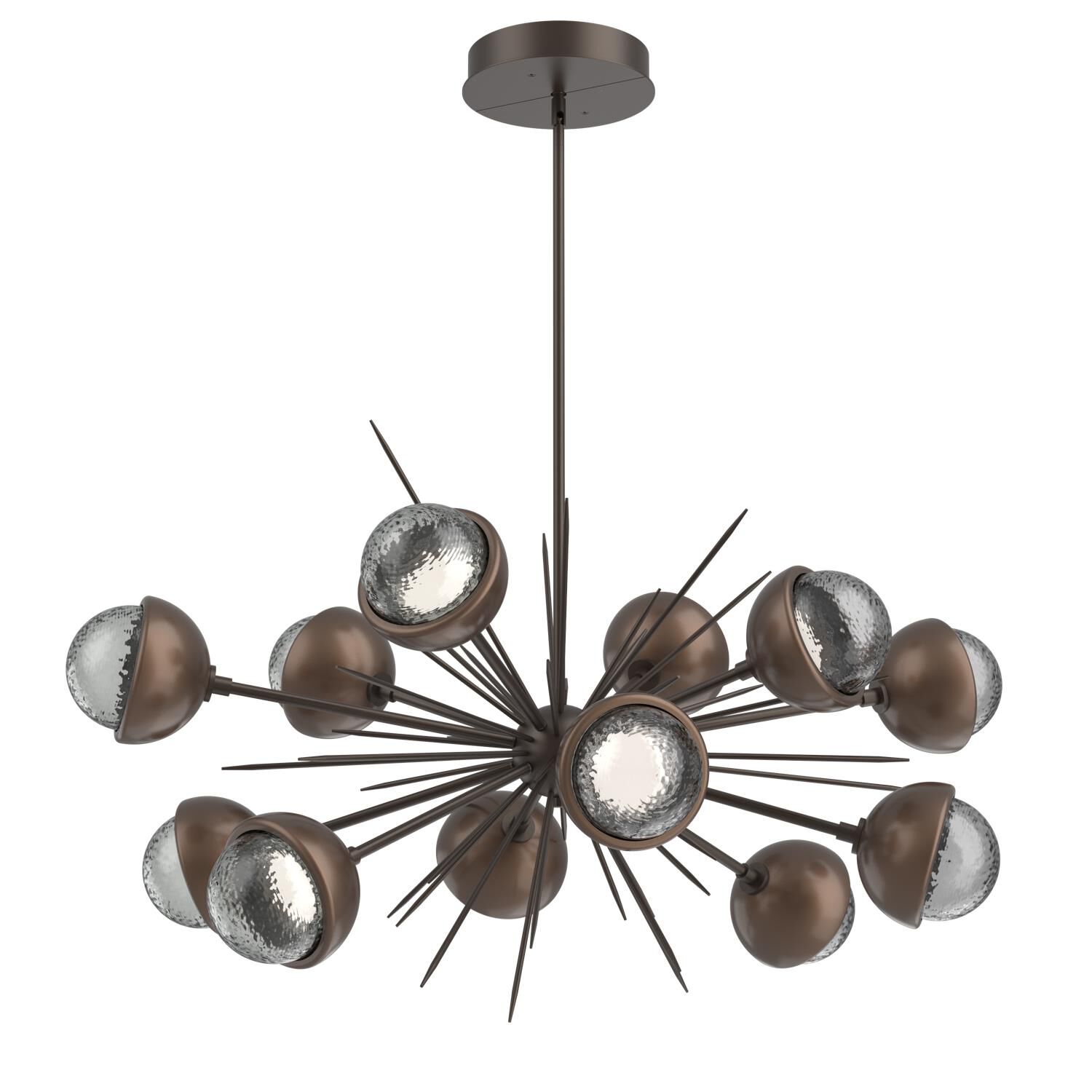 Shown in Flat Bronze finish and Smoke glass and Burnished Bronze accent