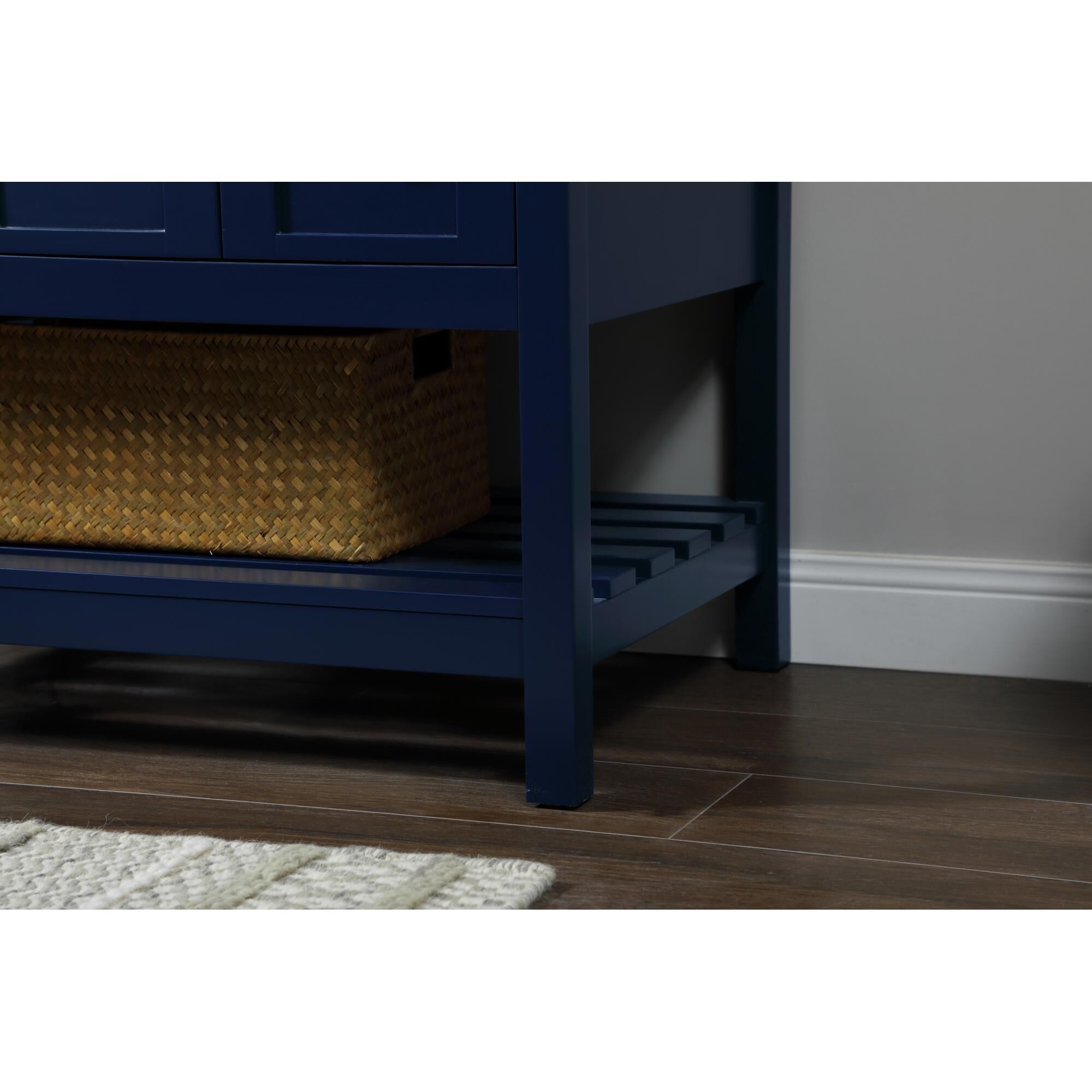 Shown in Blue finish