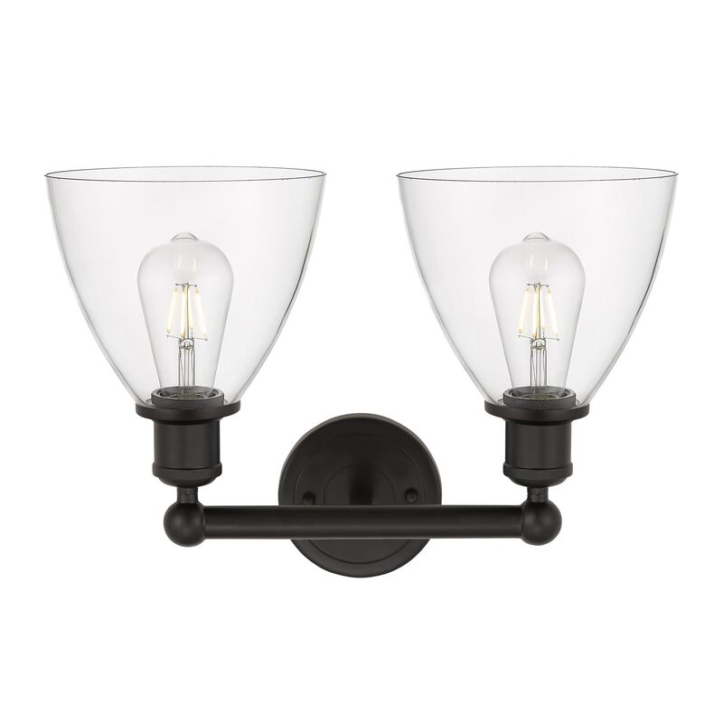 Bruno Marashlian Bristol Glass 16 Inch 2 Light Bath Vanity Light by Innovations Lighting