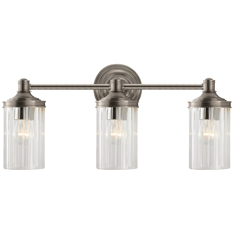 Alexa Hampton Ava 20 Inch 3 Light Bath Vanity Light by Visual Comfort Signature Collection