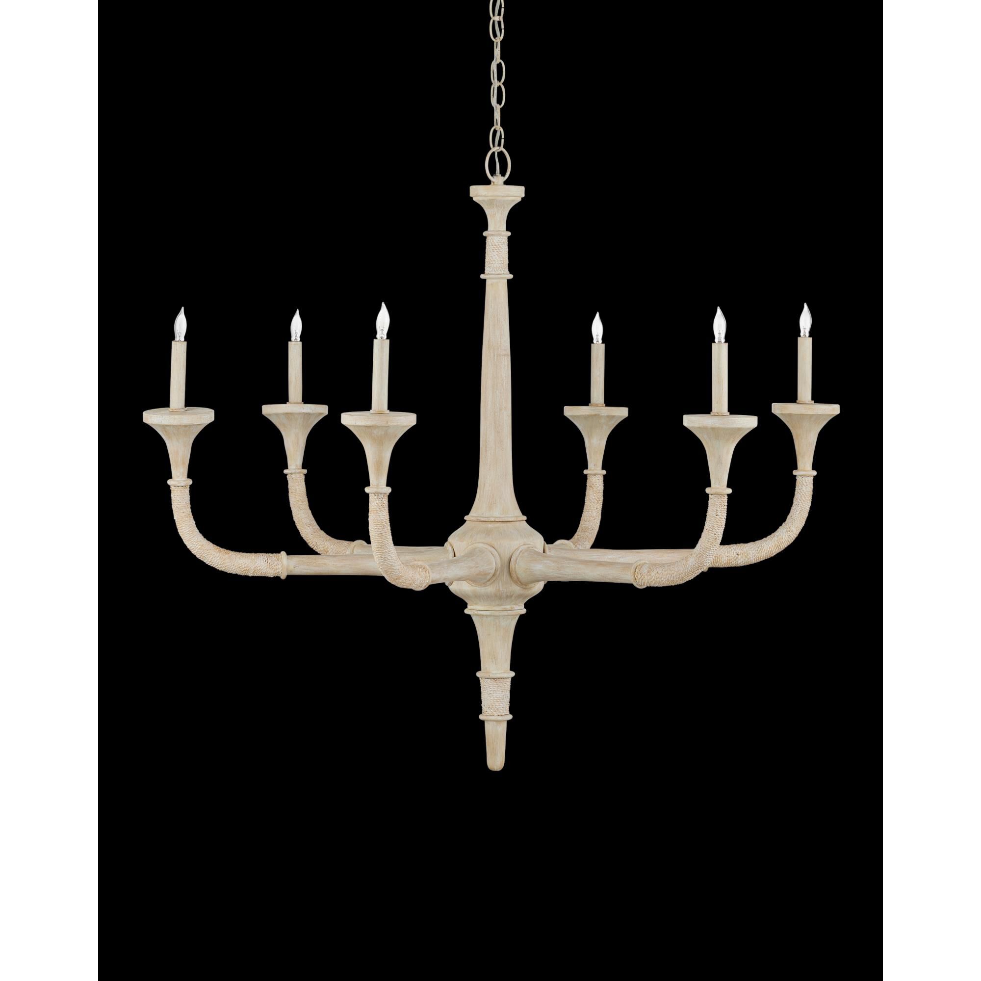 Aleister 44 Inch Chandelier by Currey and Company