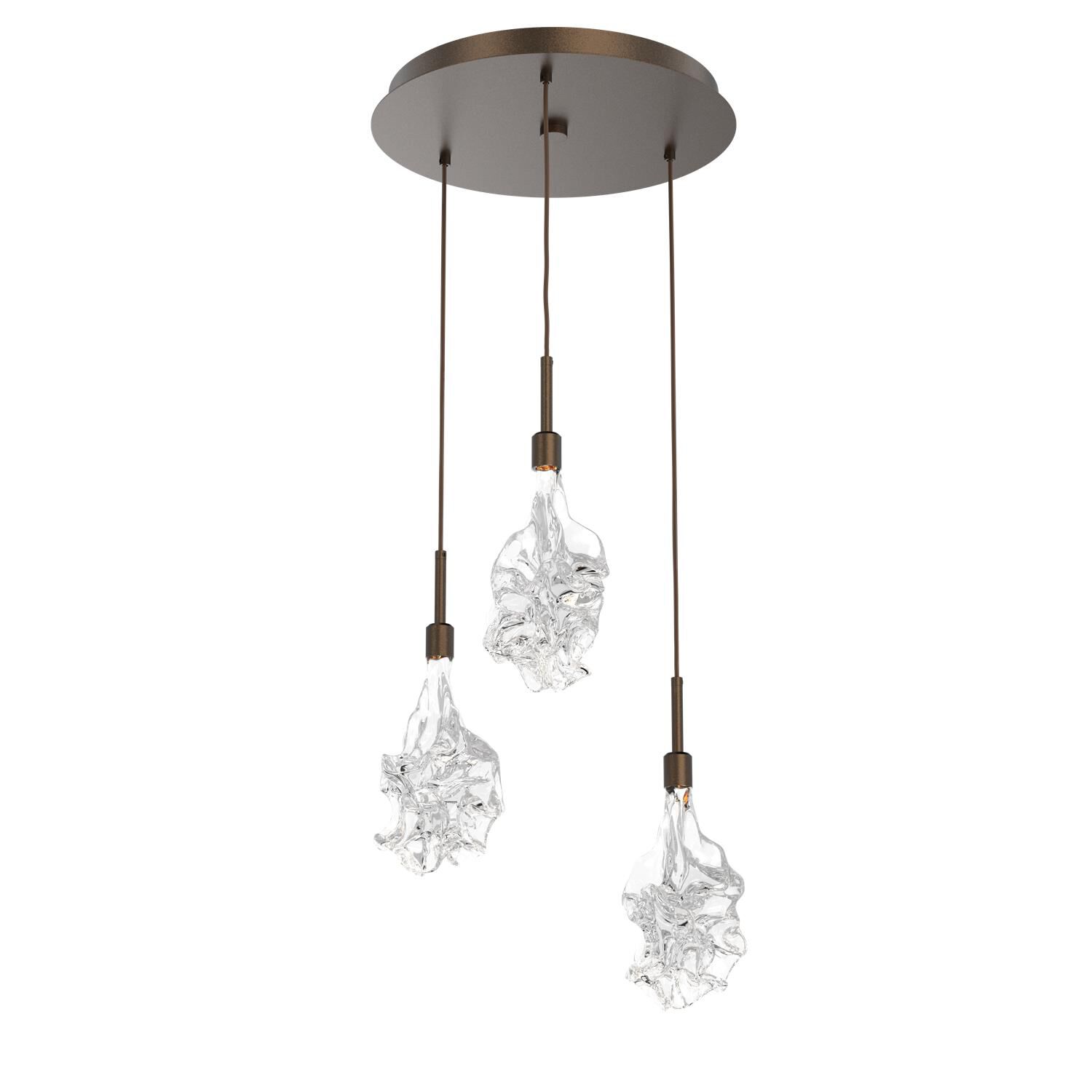 Blossom 17 Inch 3 Light LED Multi Light Pendant by Hammerton Studio