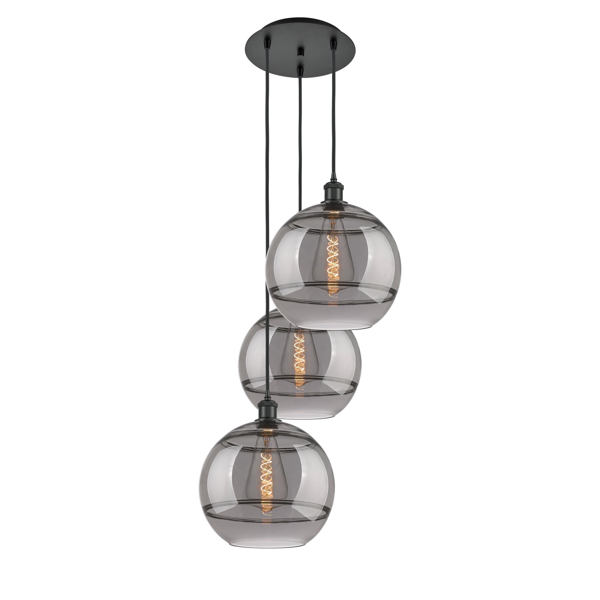 Shown in Matte Black finish and Light Smoke glass