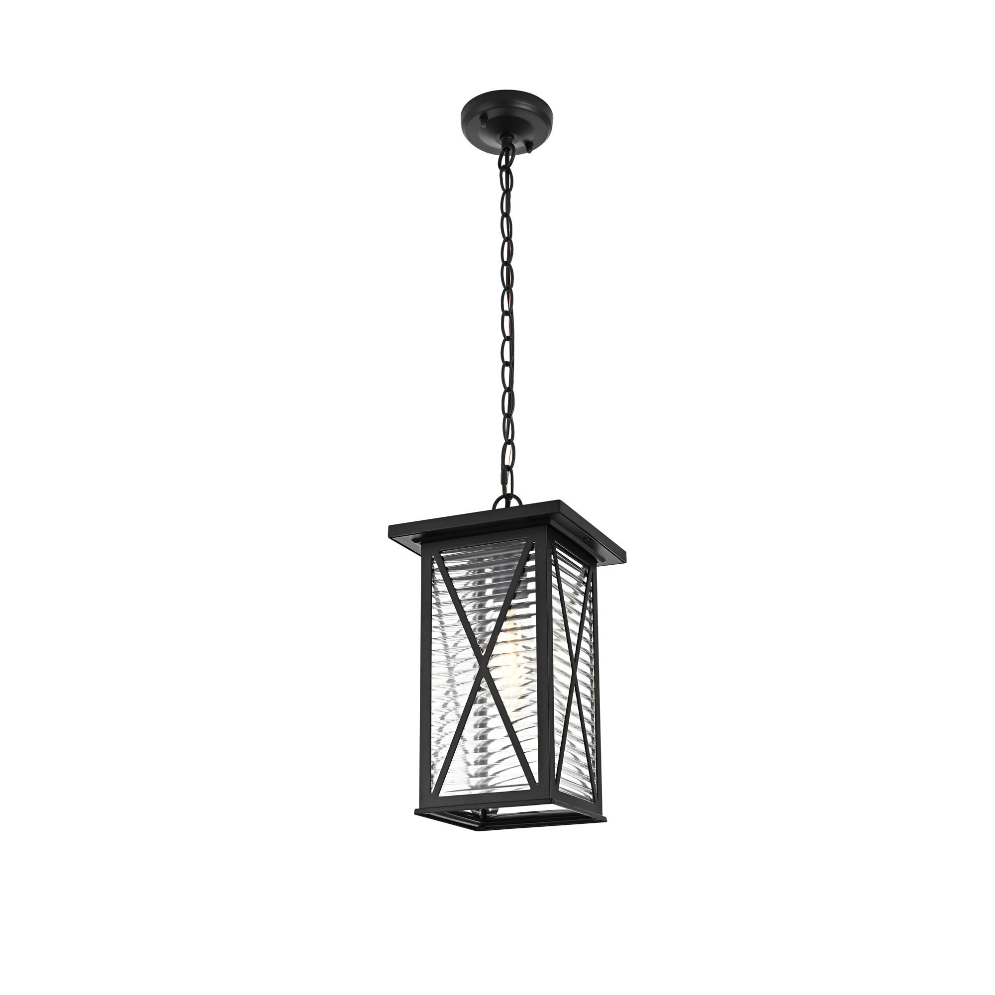 Jada 14 Inch Outdoor Hanging Lantern by Elegant Lighting