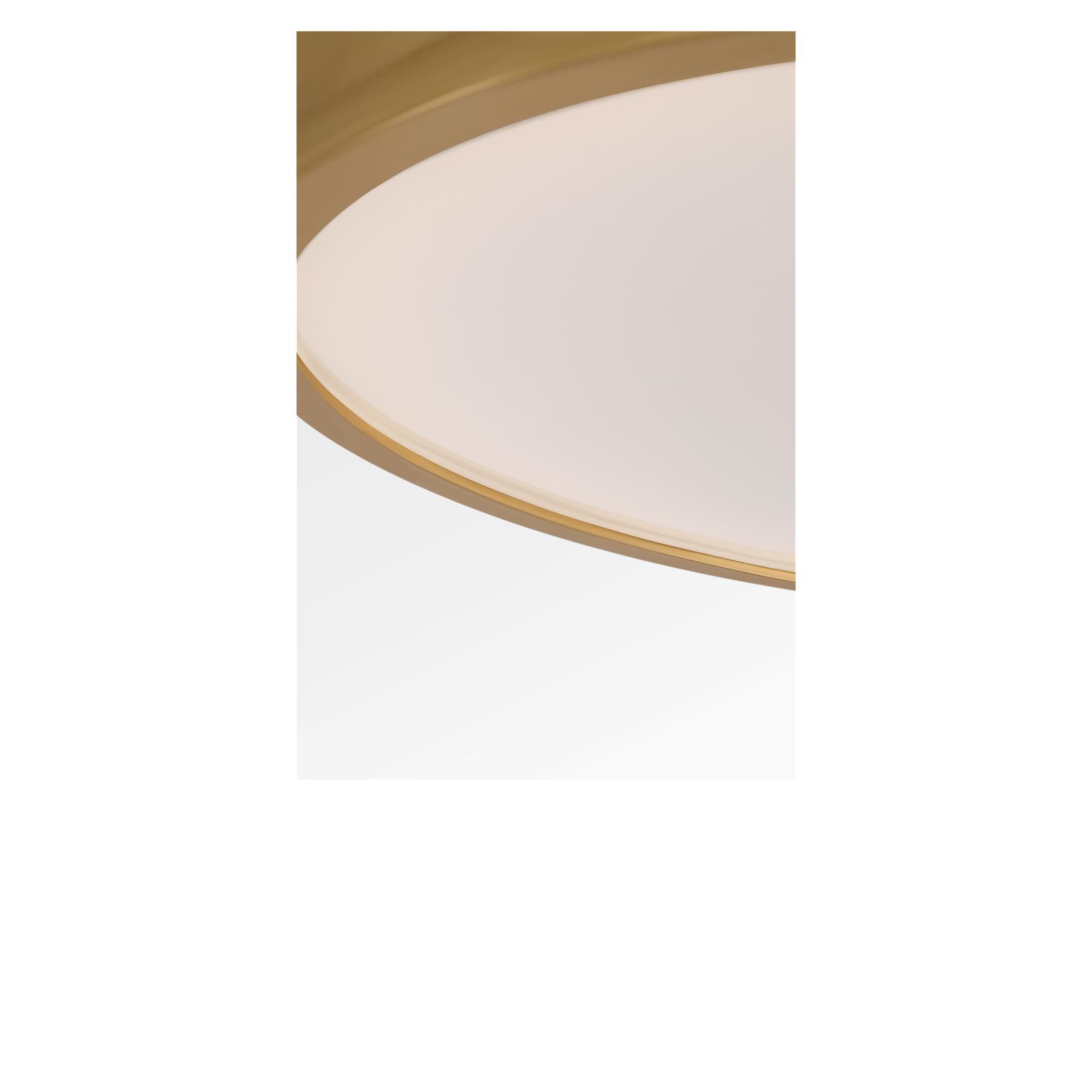 Shown in Gild finish and White glass