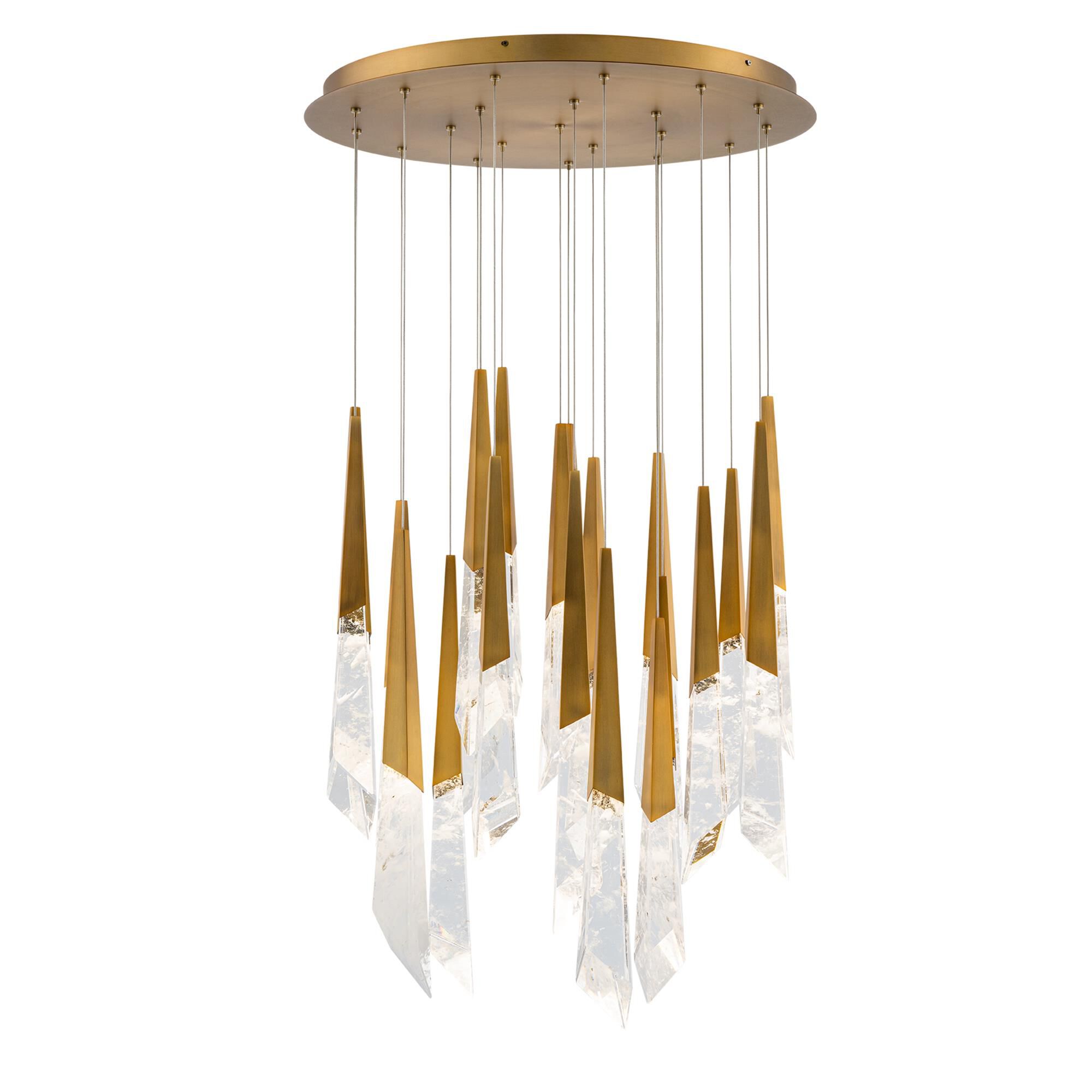 Shown in Aged Brass finish