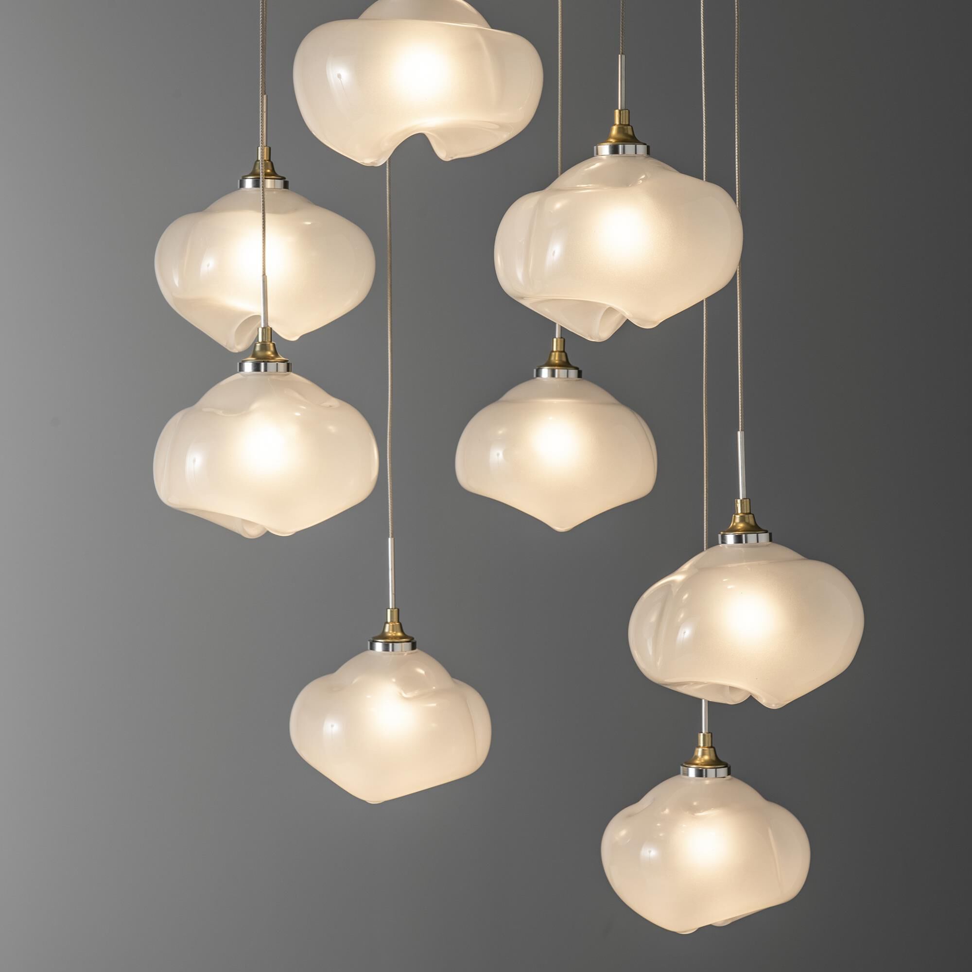Ume 21 Inch Multi Light Pendant by Hubbardton Forge