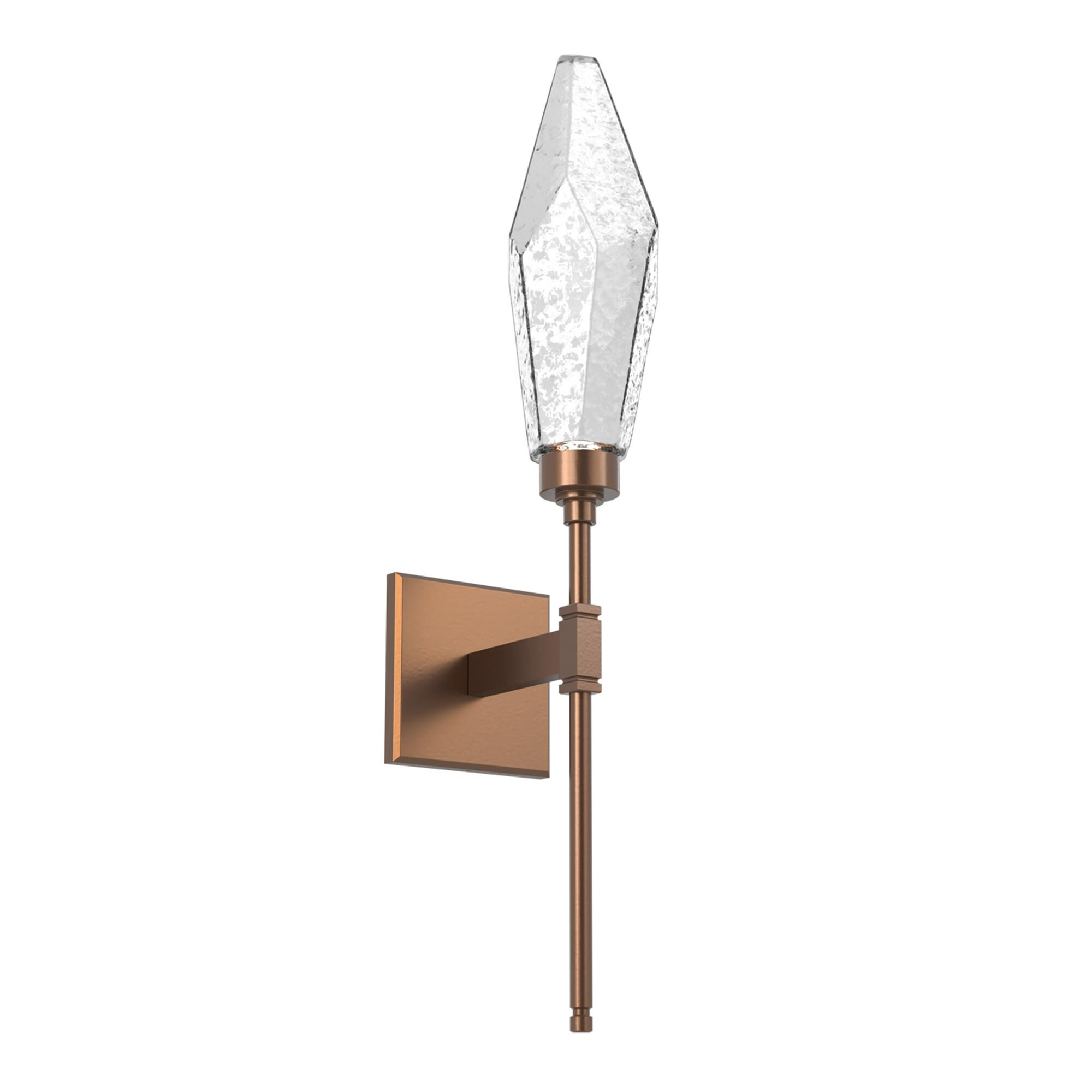 Rock Crystal Wall Sconce by Hammerton Studio