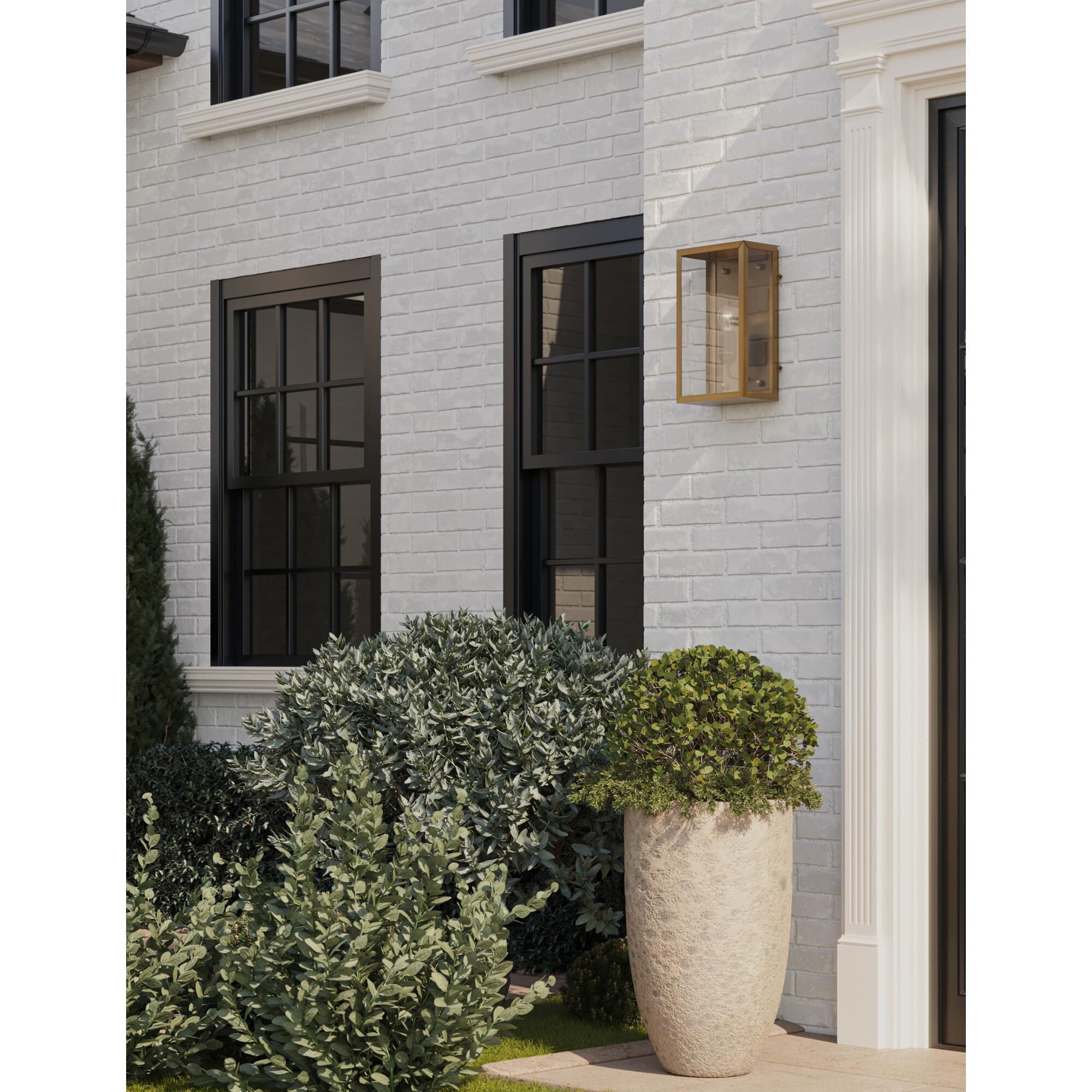 Shown in Antique Brass, Clear finish