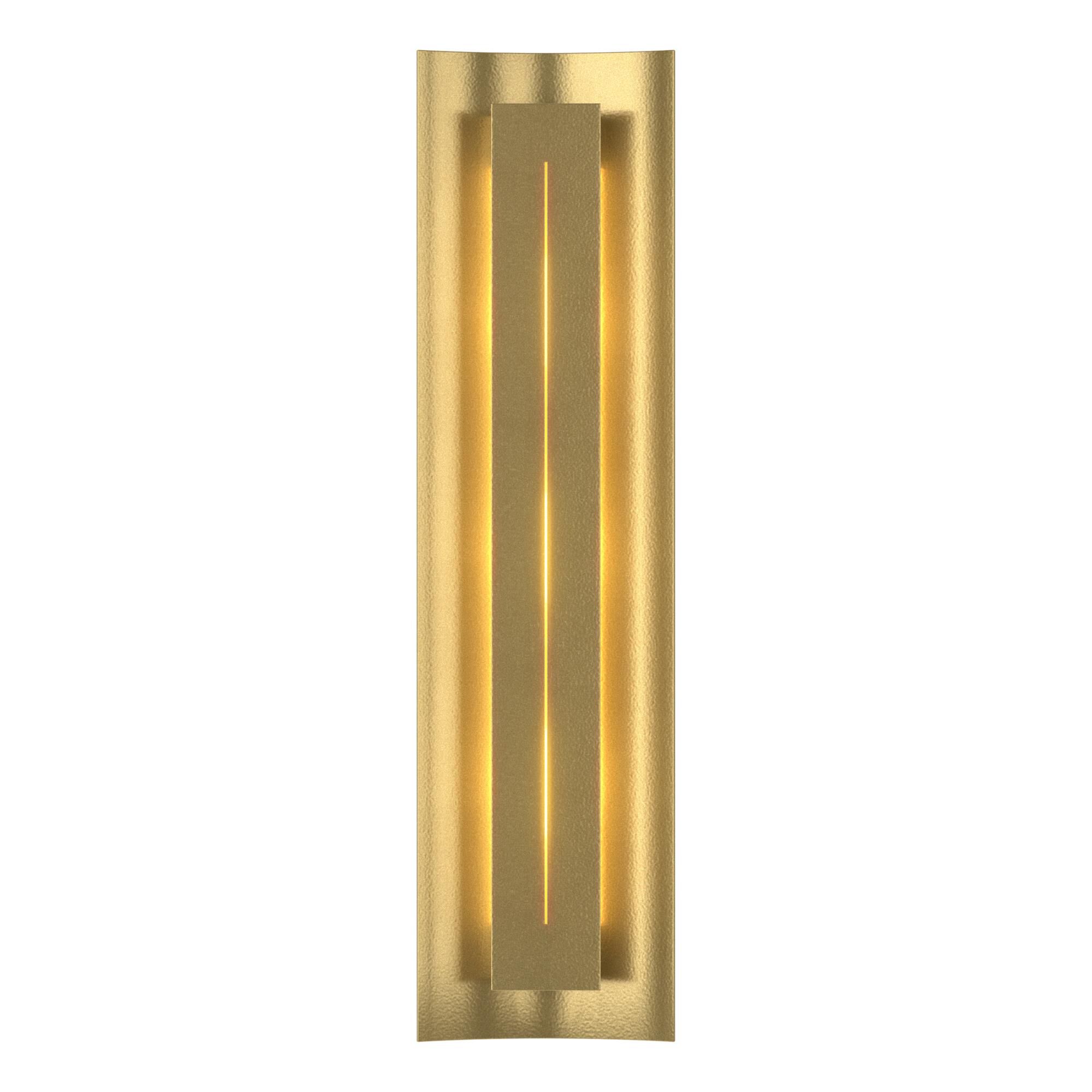Shown in Modern Brass finish and Ivory Art glass