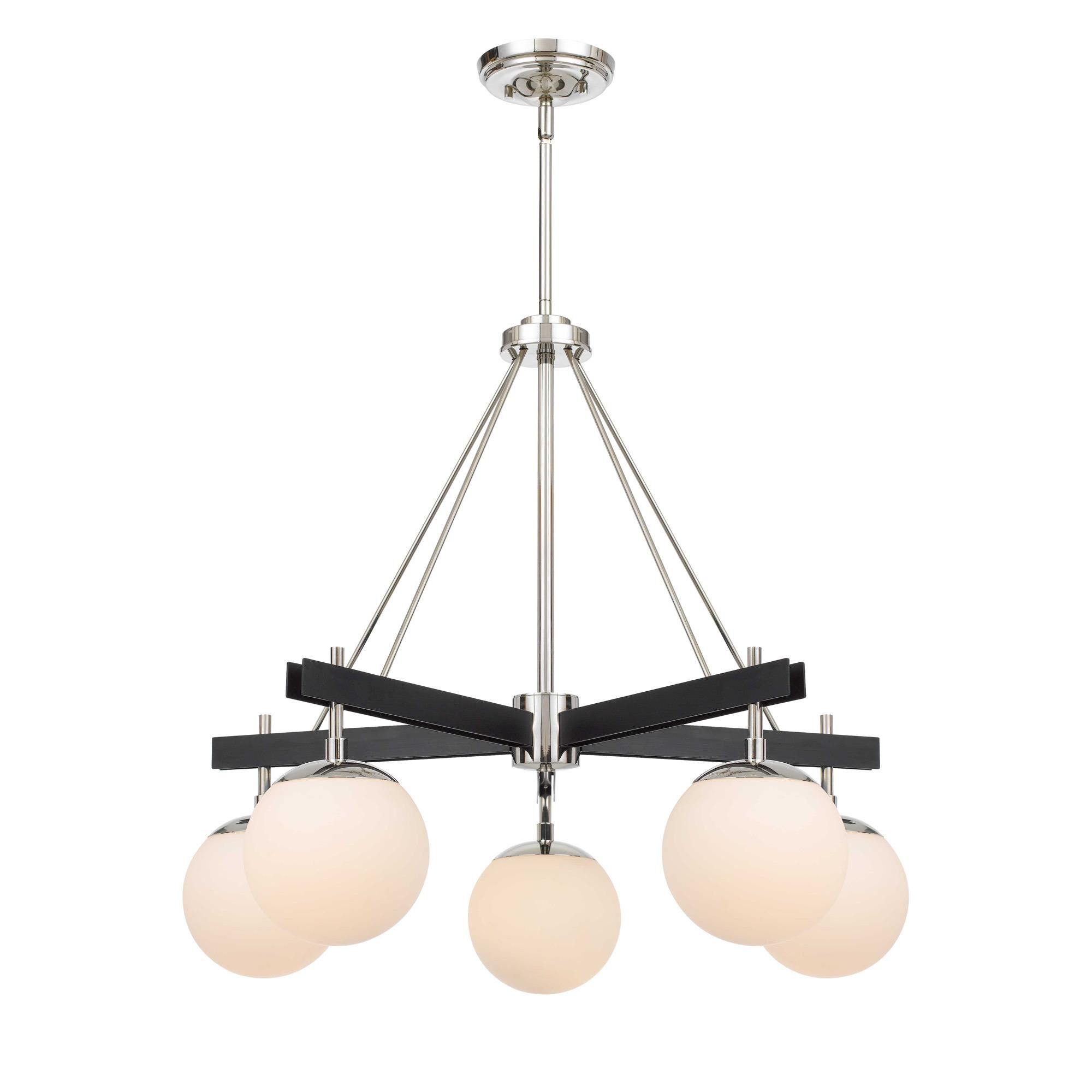Allie 28 Inch 5 Light Chandelier by Varaluz
