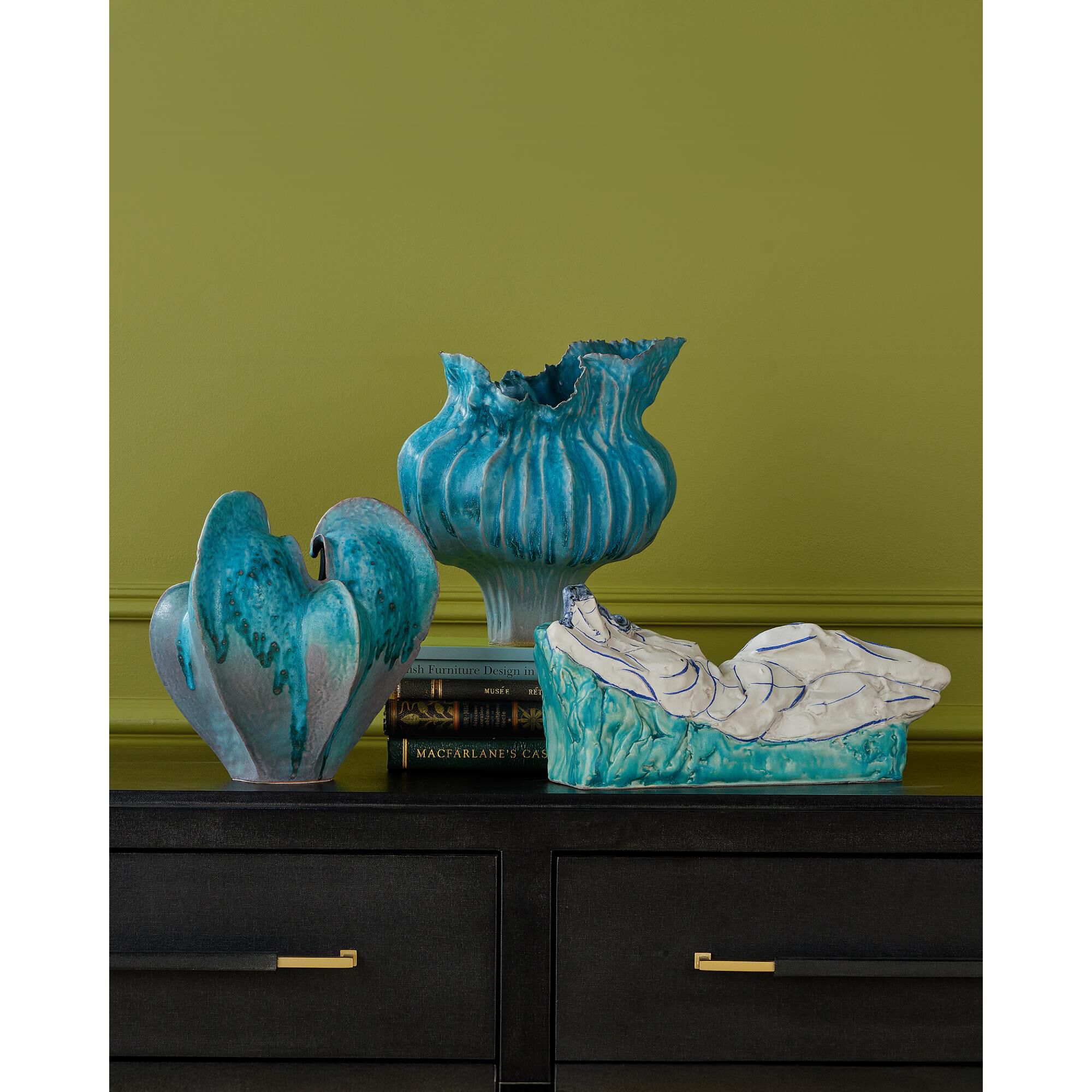 Shown in Blue and Dark Gray finish