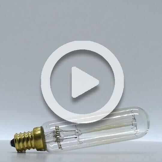 25 Watt 1900K T6 Vintage Light Bulb,