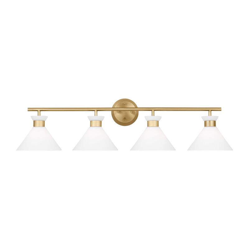 Drew & Jonathan Belcarra 36 Inch 4 Light Bath Vanity Light by Visual Comfort Studio Collection