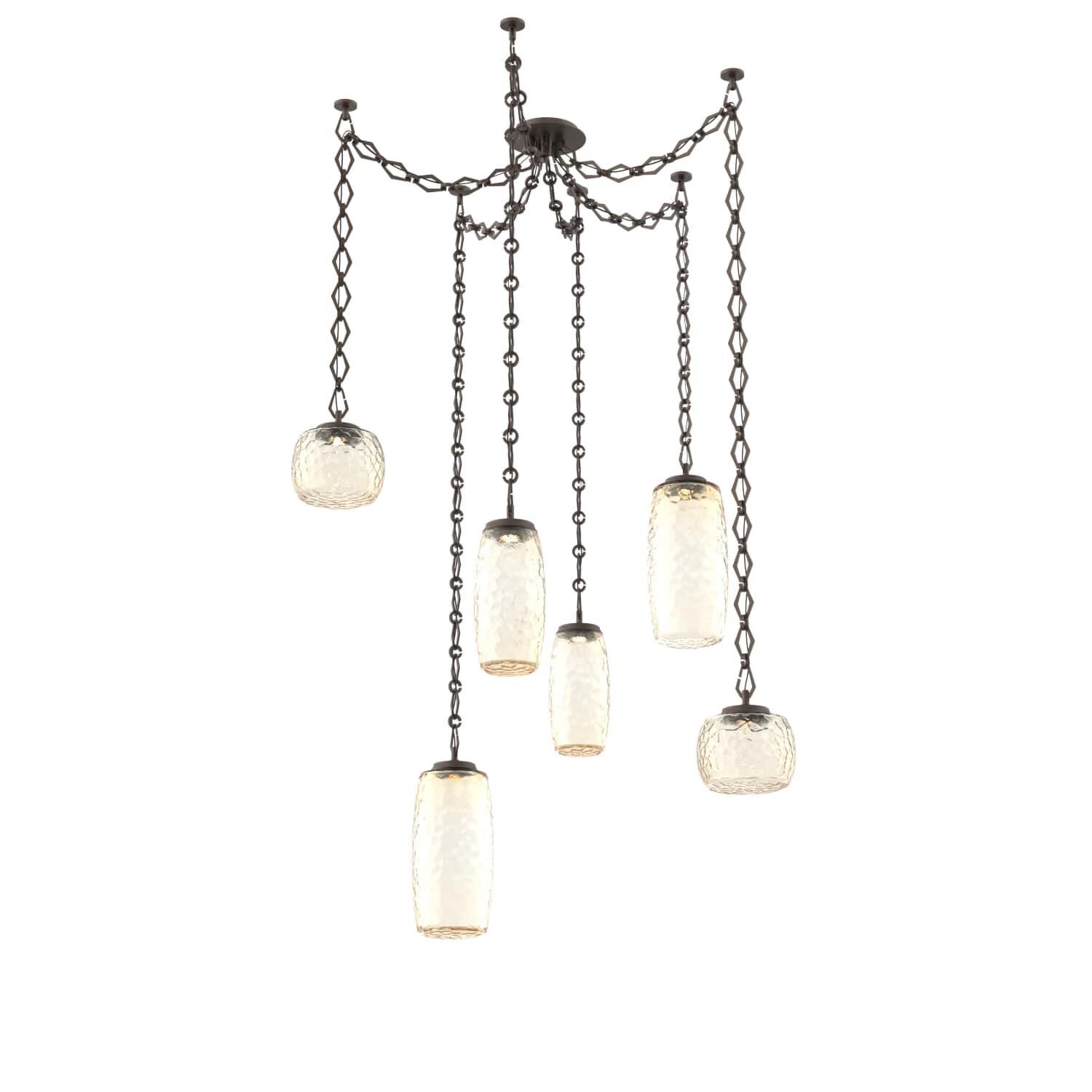 Levi Wilson Vessel 15 Inch Multi Pendant Light by Hammerton Studio