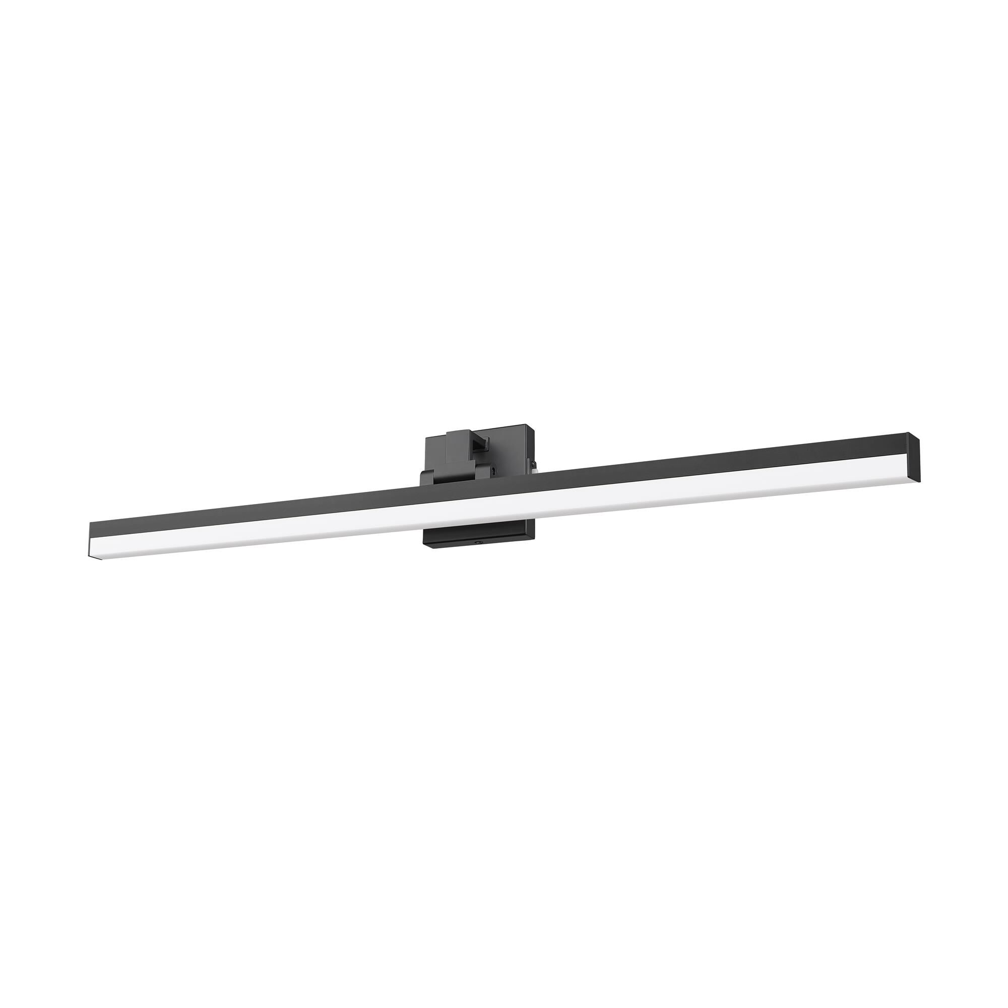Shown in Matte Black finish and Frosted glass