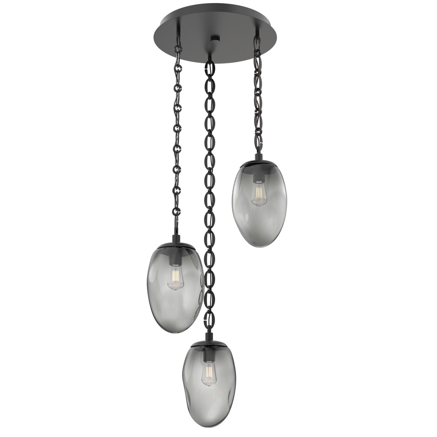 Levi Wilson Meteo Bulb 20 Inch Multi Light Pendant by Hammerton Studio