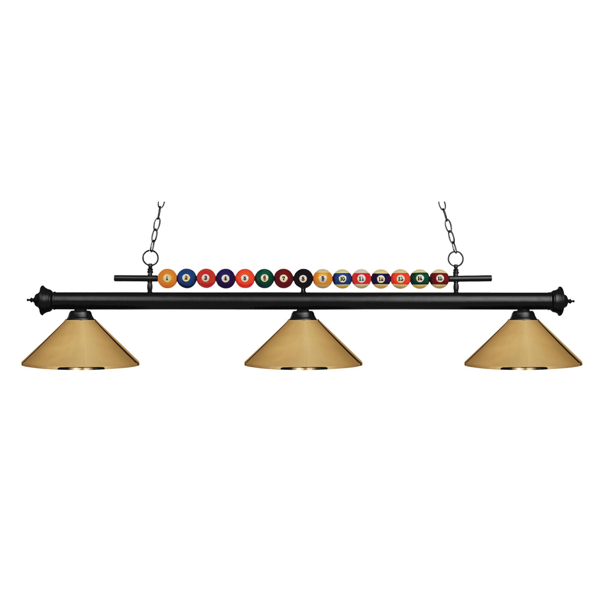 Shown in Matte Black finish and Steel glass and Steel shade